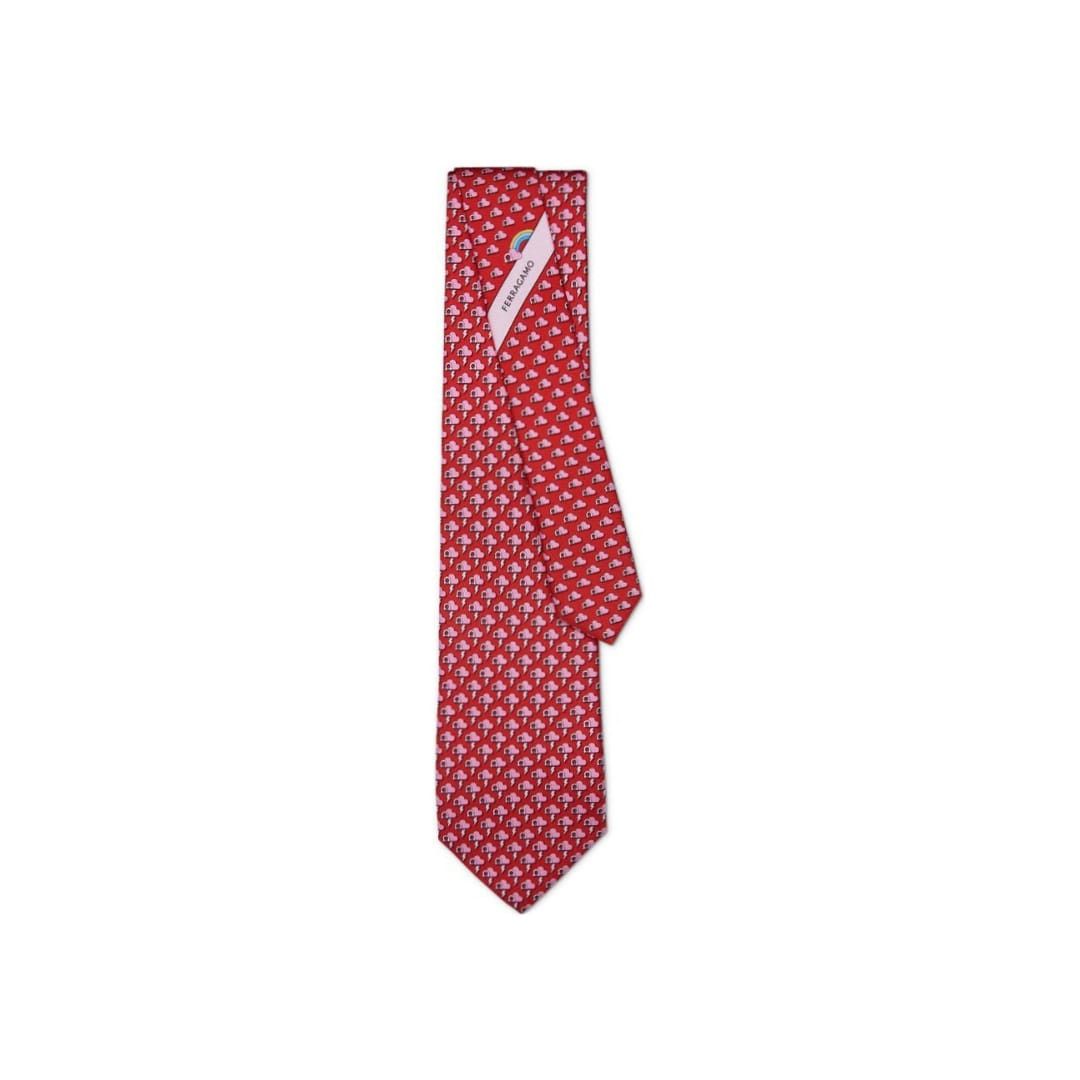 Salvatore Ferragamo o1s1rm1024 Size: OS / Silk Tie in Multicolor Size ONE SIZE - 1 Thumbnail