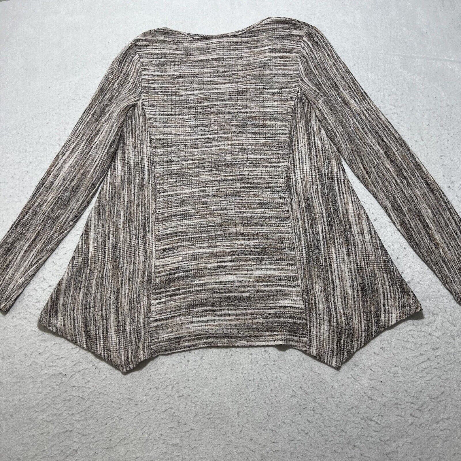 Target Basics Knox Rose Pullover Sweater V Neck Beige Striped Top Size S / US 4 / IT 40 - 9 Thumbnail