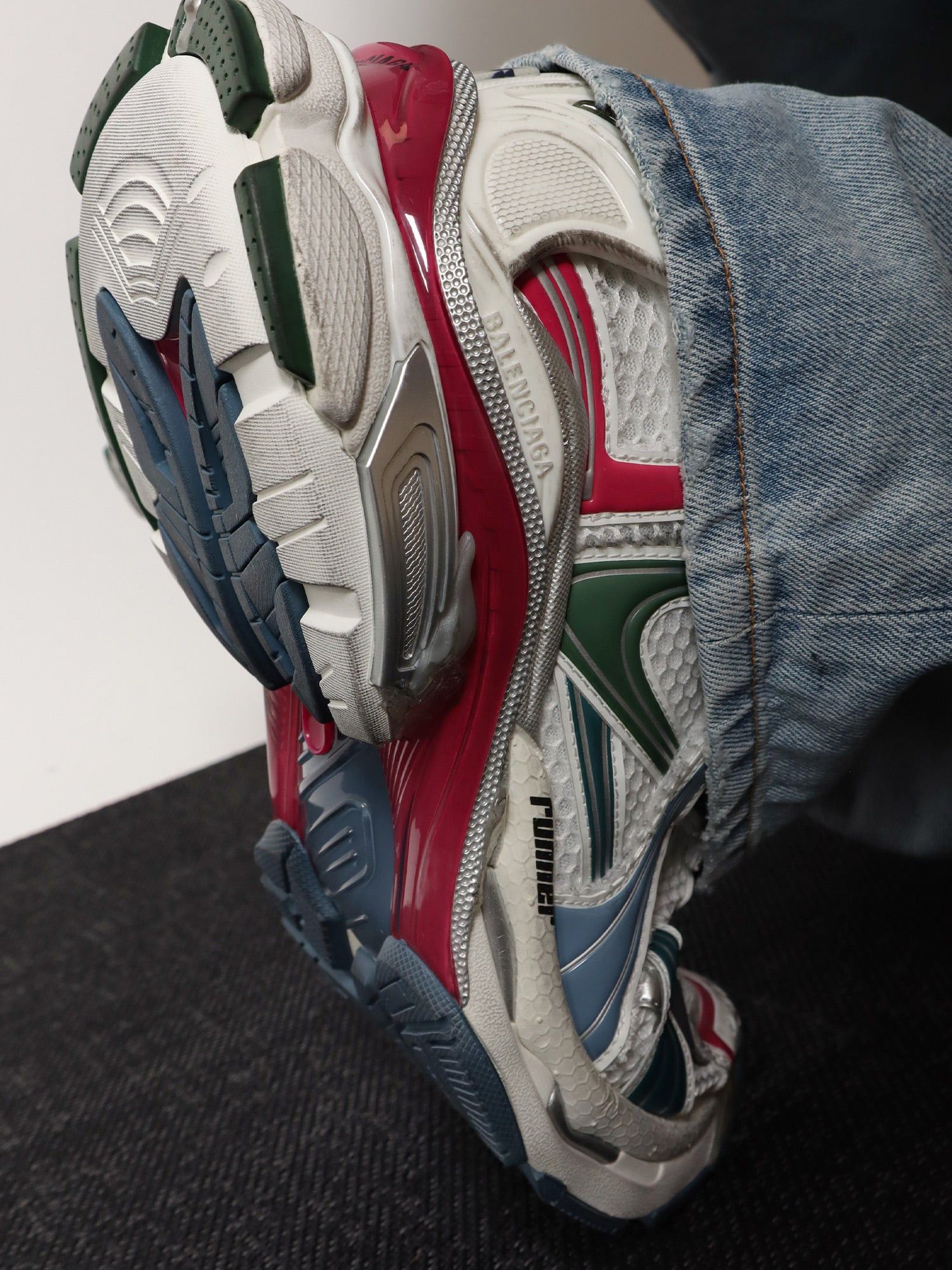 Balenciaga Runner Low-Top Mesh Sneakers Size US 7 / EU 40 - 1 Thumbnail