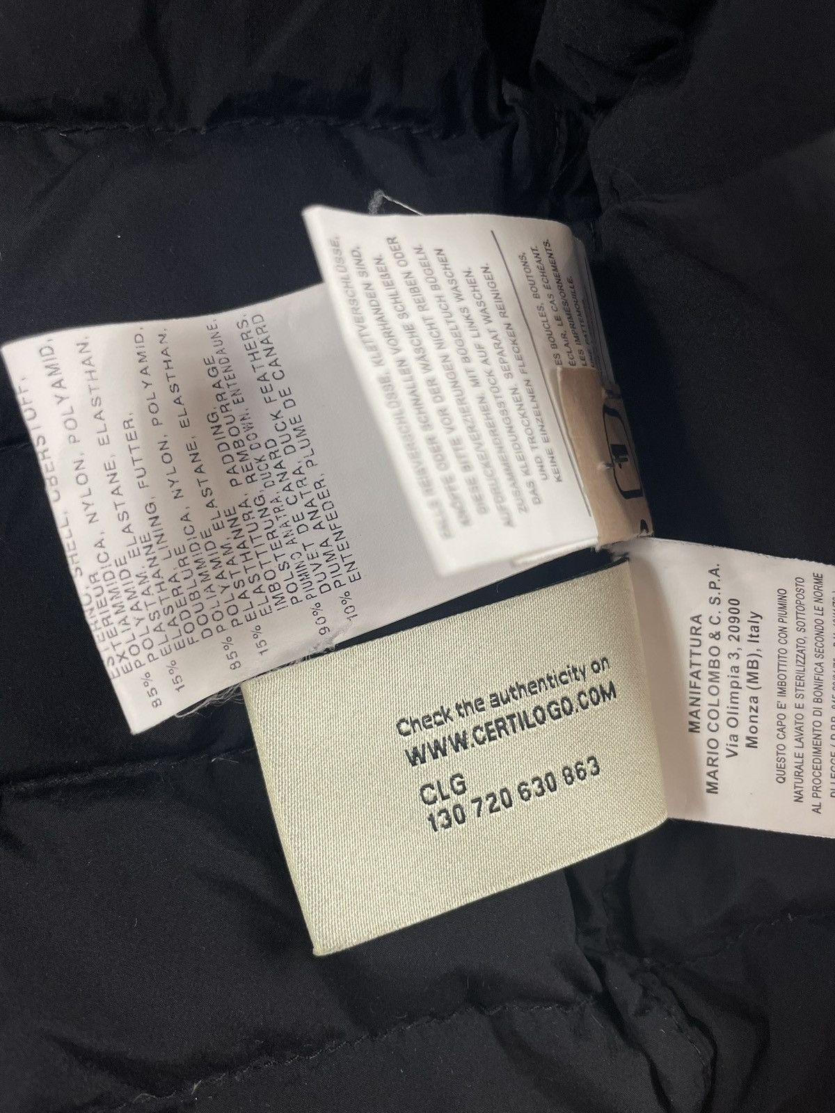 Colmar Black Colmar Down Puffer Jacket Size US L / EU 52-54 / 3 - 8 Thumbnail
