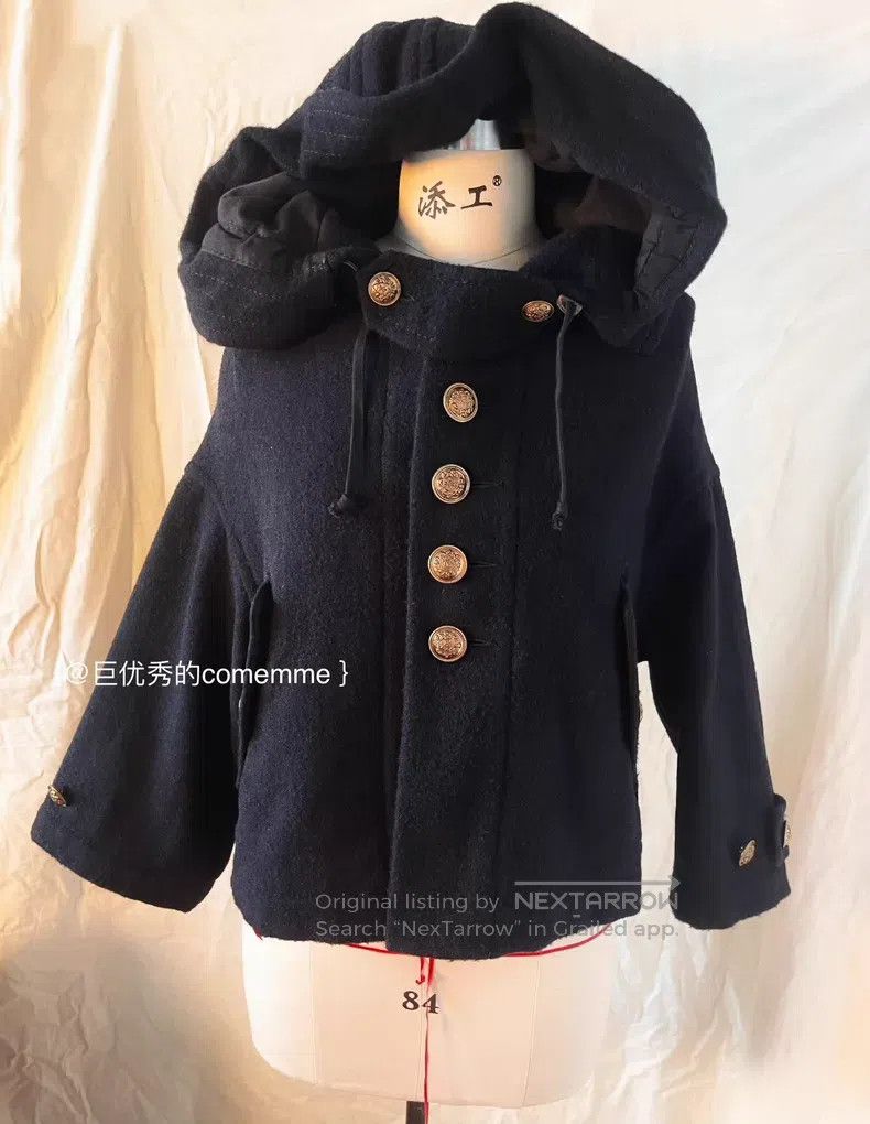 Comme des Garcons Comme Des Garcons Vintage British style gold button wool h Size S / US 4 / IT 40 - 2 Thumbnail