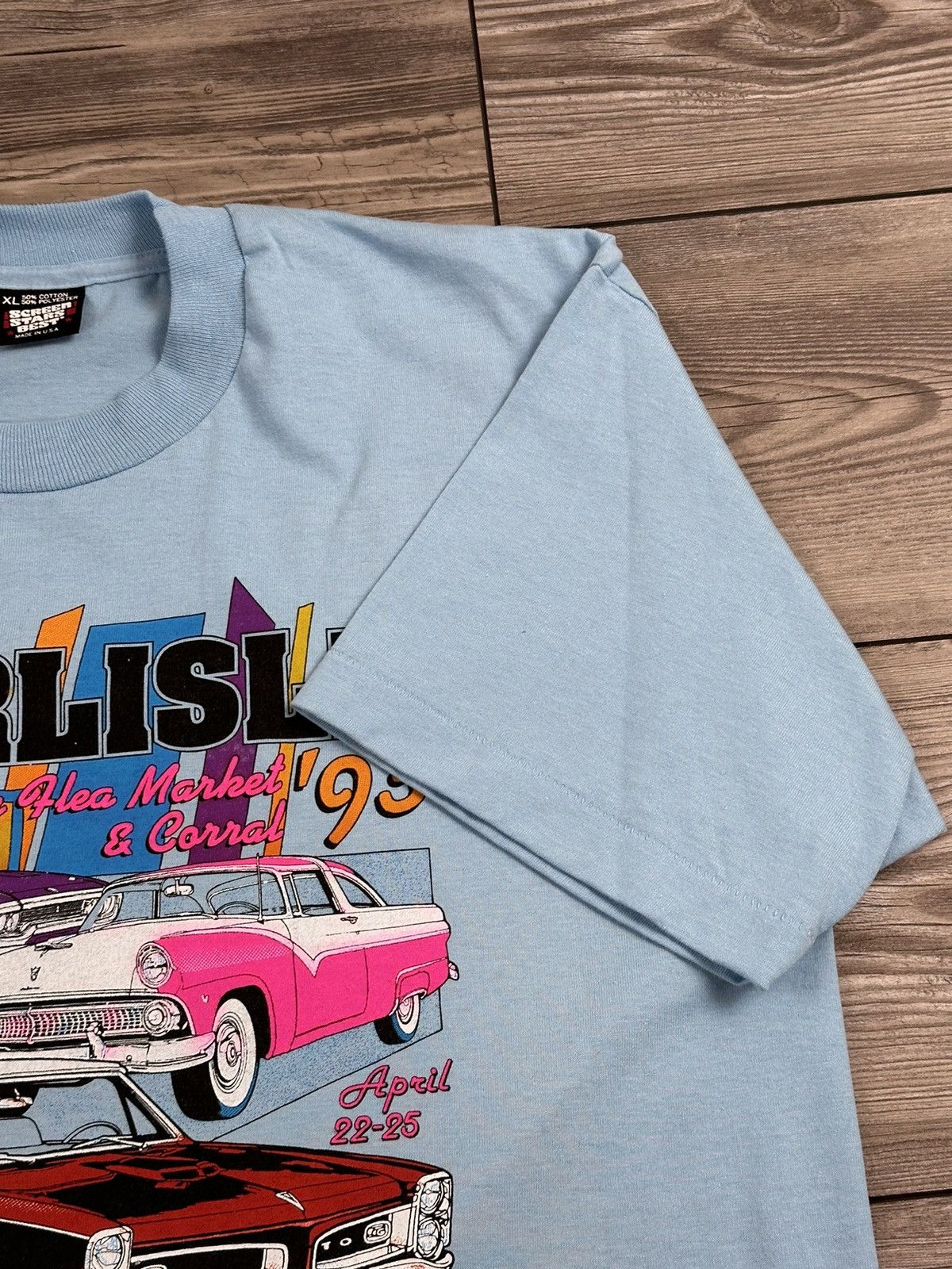 Vintage Vintage Spring Carlisle ‘93 Car T Shirt Size US XL / EU 56 / 4 - 3 Thumbnail