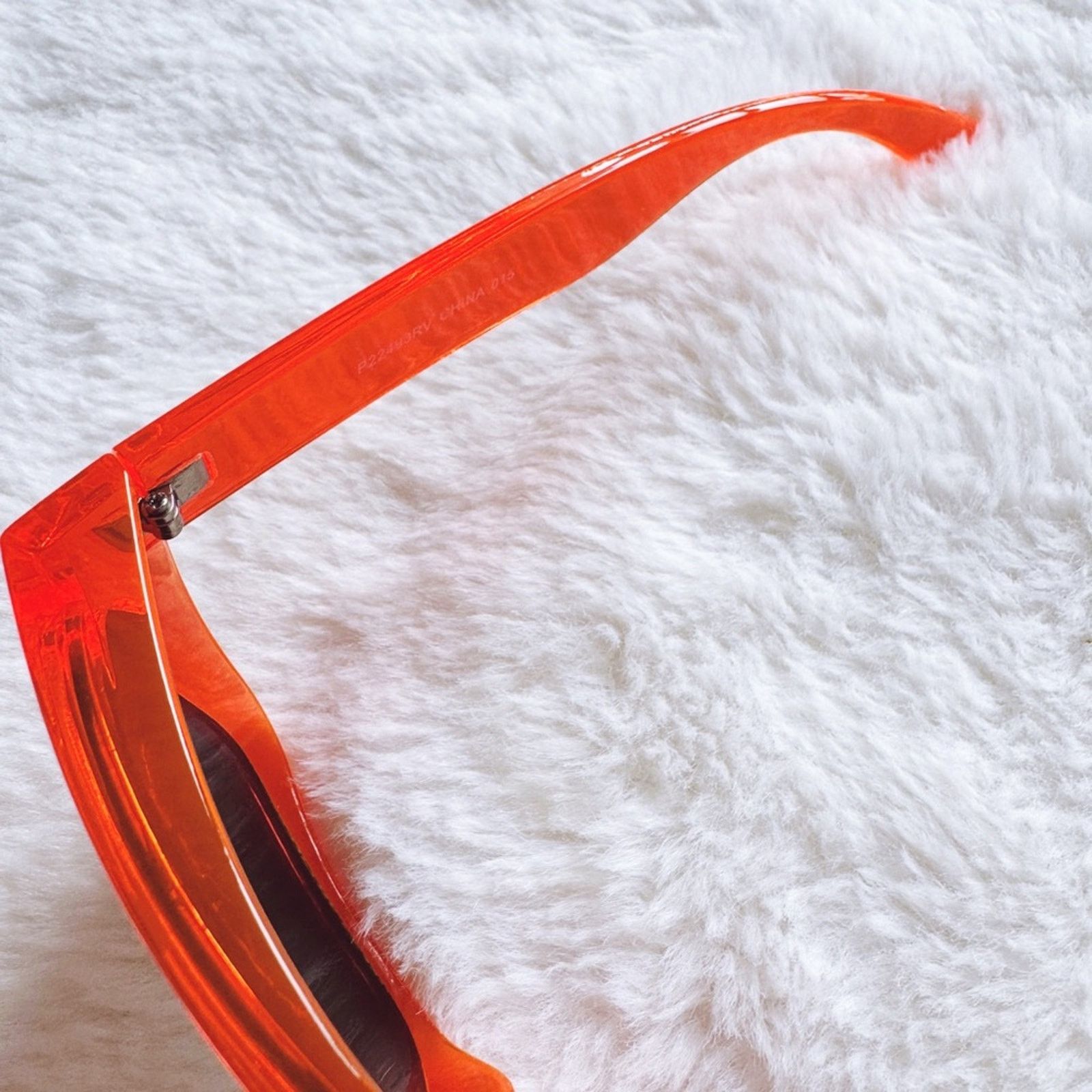 Other Cerise Bright Orange Mirrored Sunglasses Size ONE SIZE - 9 Thumbnail