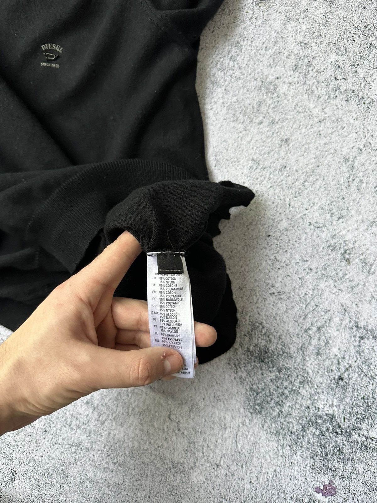 Diesel Made in Italy Vintage Diesel LongSleeve Metal Logo Size US M / EU 48-50 / 2 - 8 Thumbnail