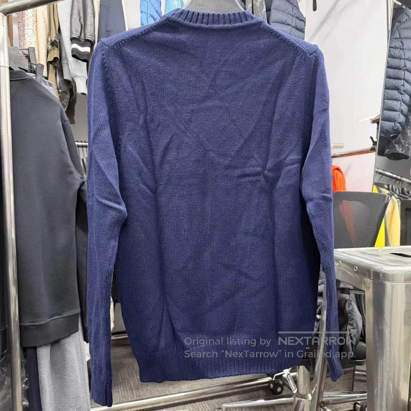 Fendi FENDI Navy Blue Double-F Cashmere Sweater| Size US S / EU 44-46 / 1 - 2 Thumbnail