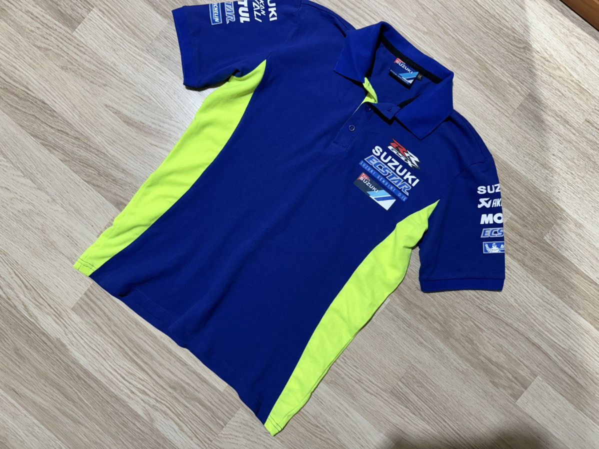 Japanese Brand Suzuki team polo t shirt Size US M / EU 48-50 / 2 - 2 Thumbnail