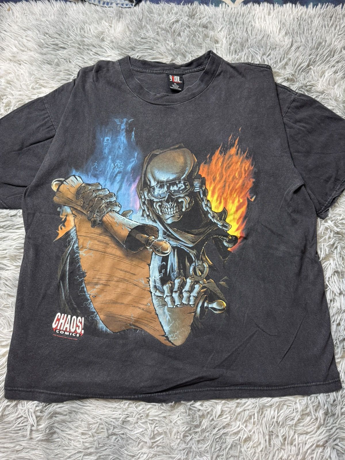 Megadeth Vintage Megadeth Chaos Comics Cryptic Writings 1997 Size US XL / EU 56 / 4 - 1 Thumbnail