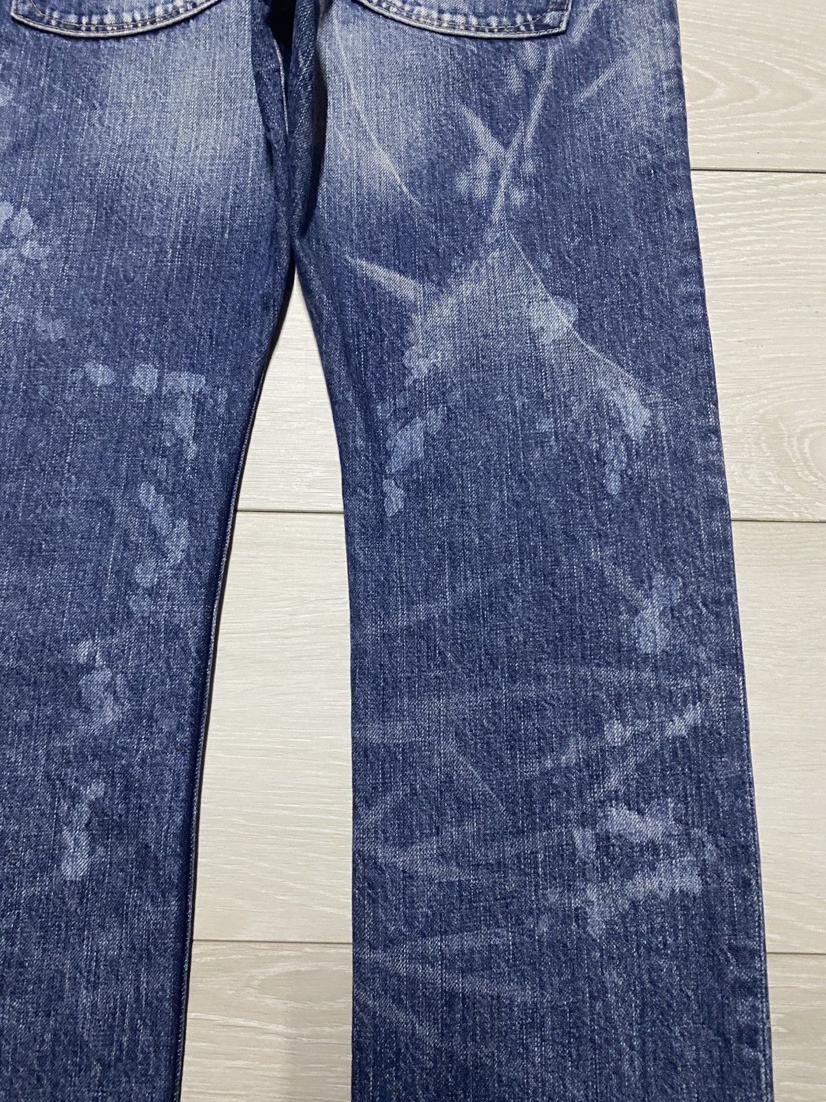 Neighborhood Vintage Japanese Brand Rnaic Repair Bleach Skinny Jeans Size US 31 - 10 Thumbnail