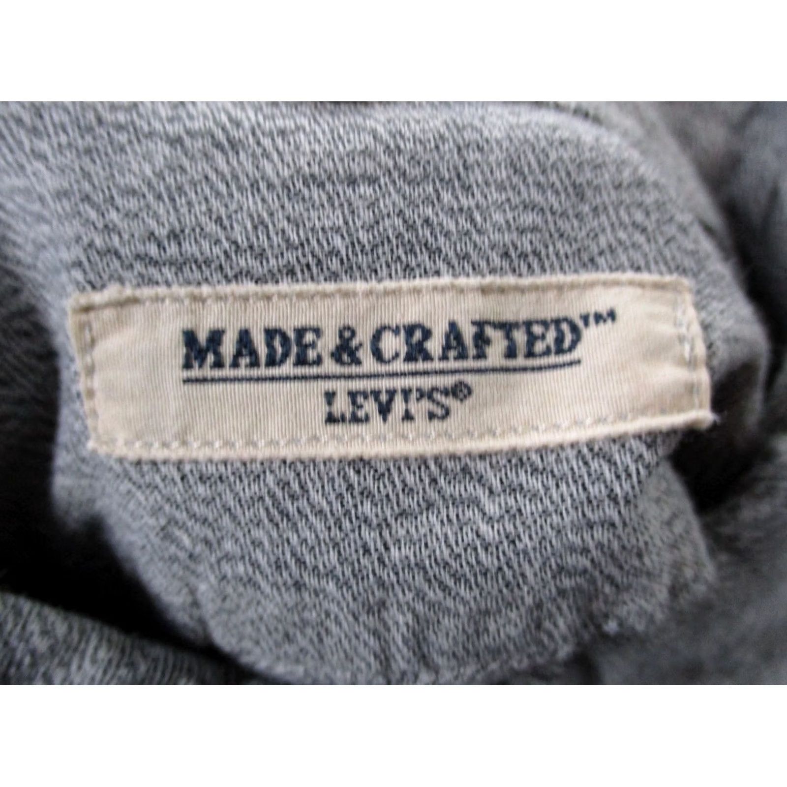 Levi's Levis Shirt Womens 0 Gray Denim Made & Crafted Western Casual Shirt Womens 0 Gray Denim Made & Crafted Western Casual Size XS / US 0-2 / IT 36-38 - 6 Thumbnail