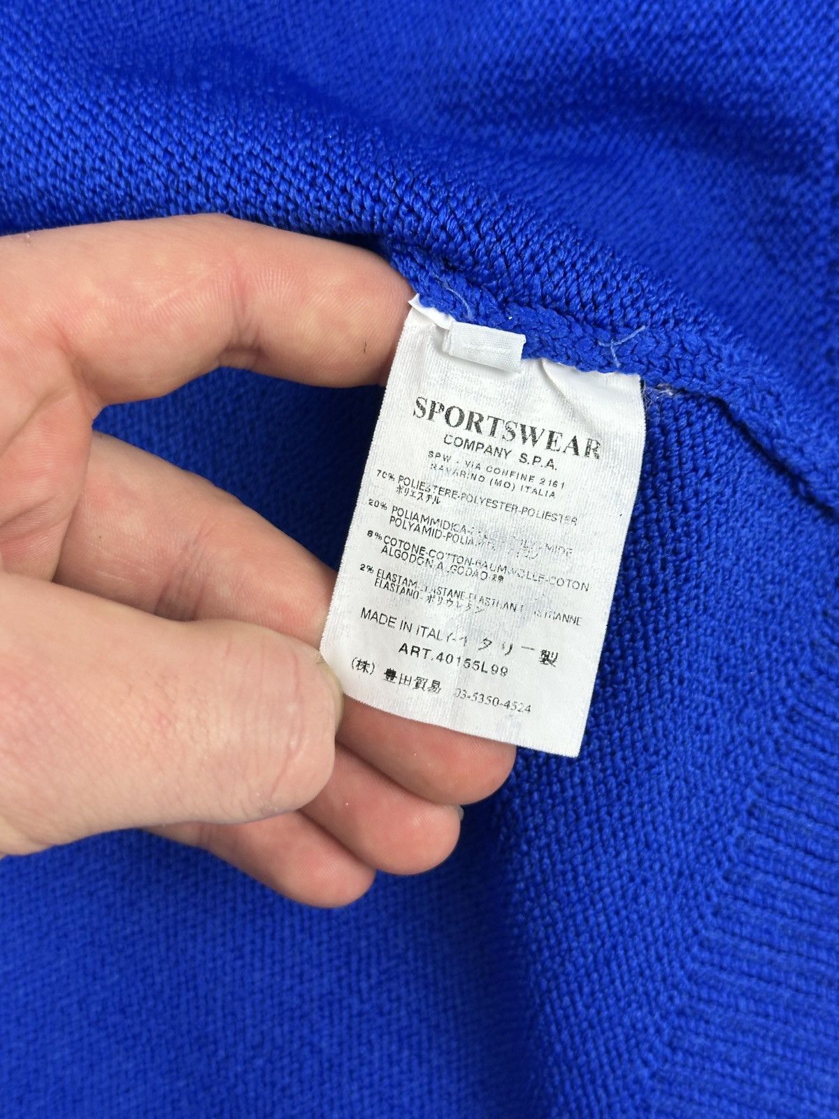 Stone Island Stone Island Vintage Blue & Grey Sweater Size US L / EU 52-54 / 3 - 10 Thumbnail
