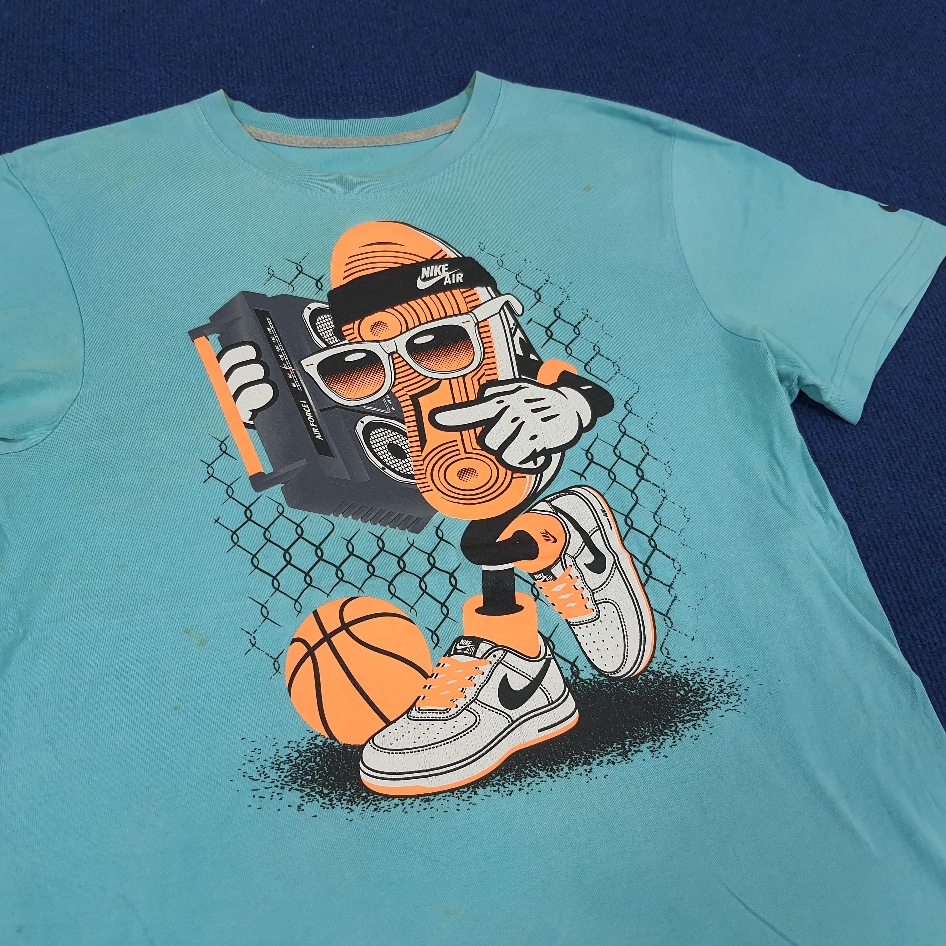 Nike × Vintage Vintage Nike Air Force 1 Sportwear T-shirt Size US M / EU 48-50 / 2 - 2 Thumbnail