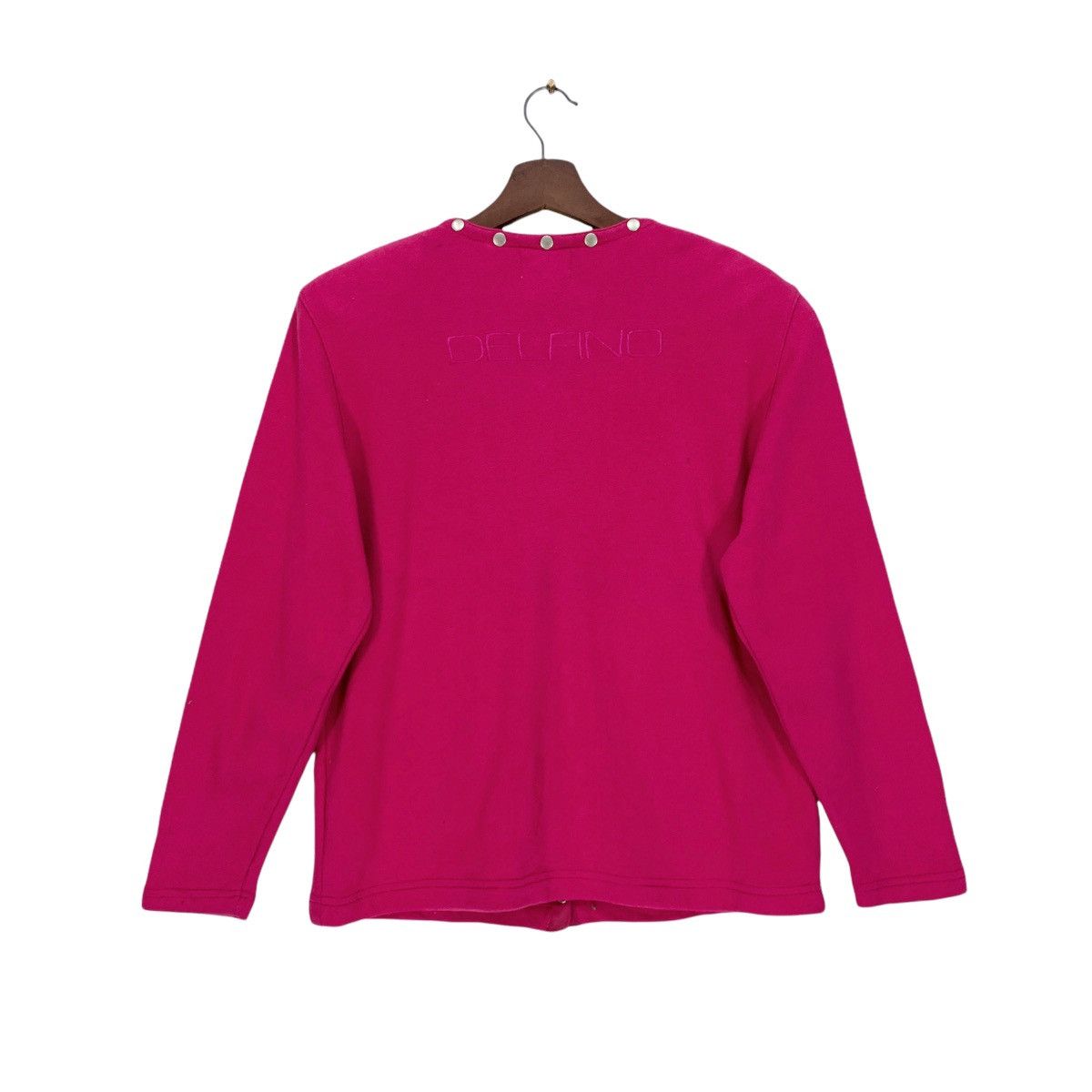 Japanese Brand Nice! Snap Button Delfino Cardigan Sweater Size S / US 4 / IT 40 - 2 Thumbnail