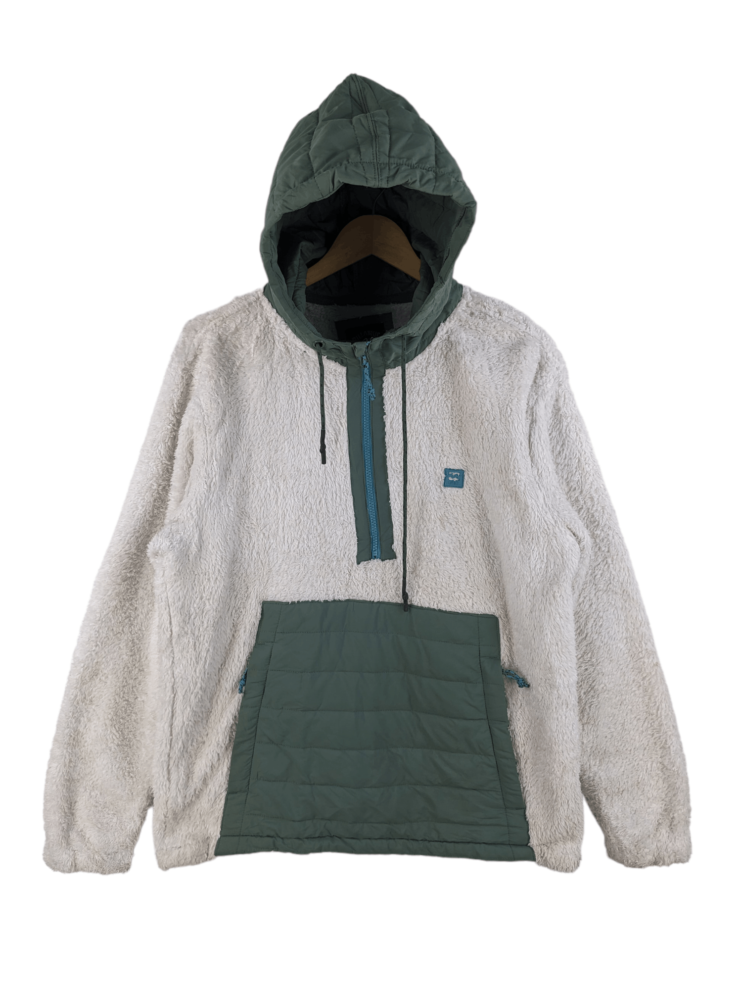 Billabong × Vintage Vintage Billabong Fleece Hoodie Half Zip Anorak Jacket Size US M / EU 48-50 / 2 - 1 Thumbnail