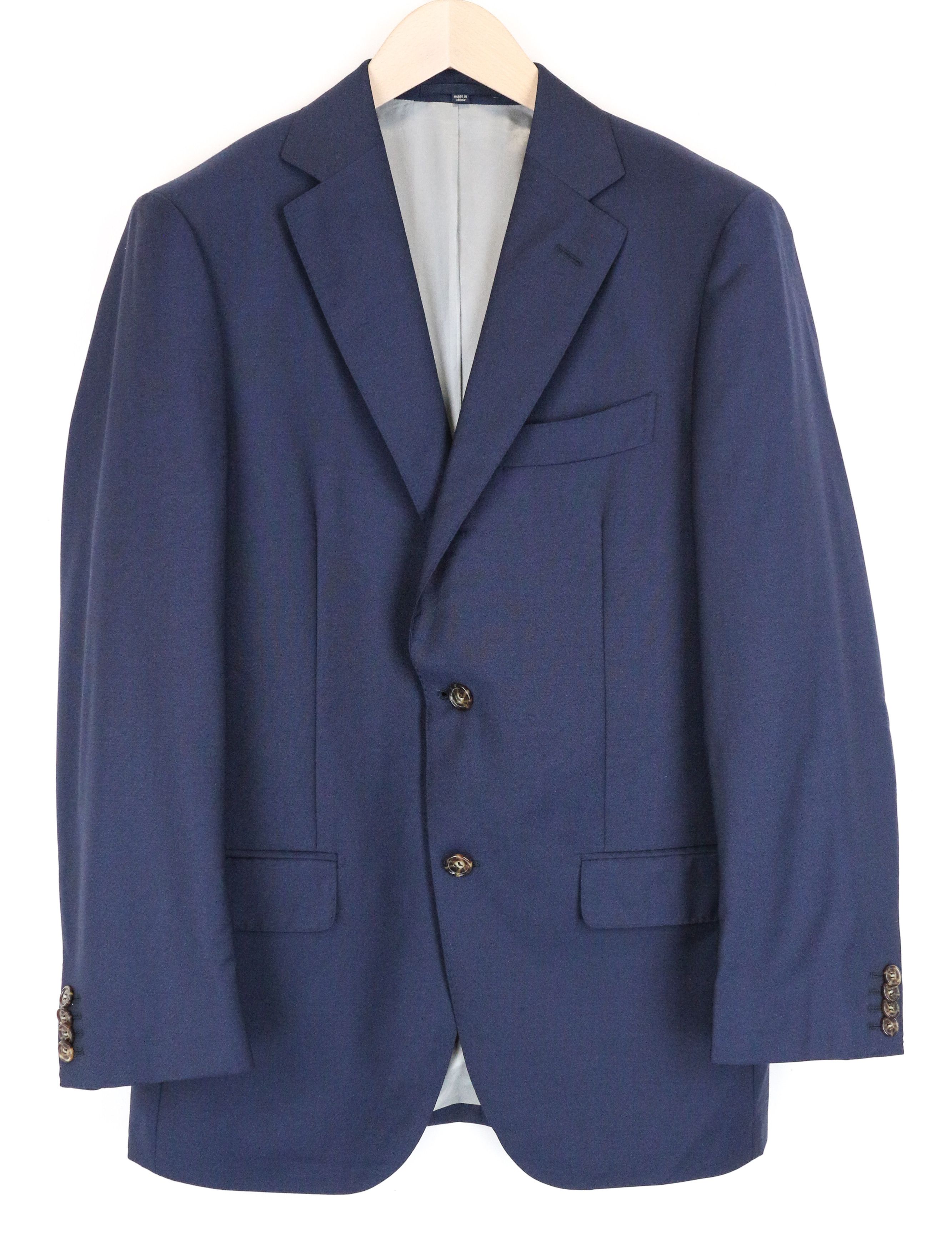 Suitsupply NAPOLI UK38R Wool Super 110's Blue Lined Blazer 61277 Size 38R - 1 Thumbnail