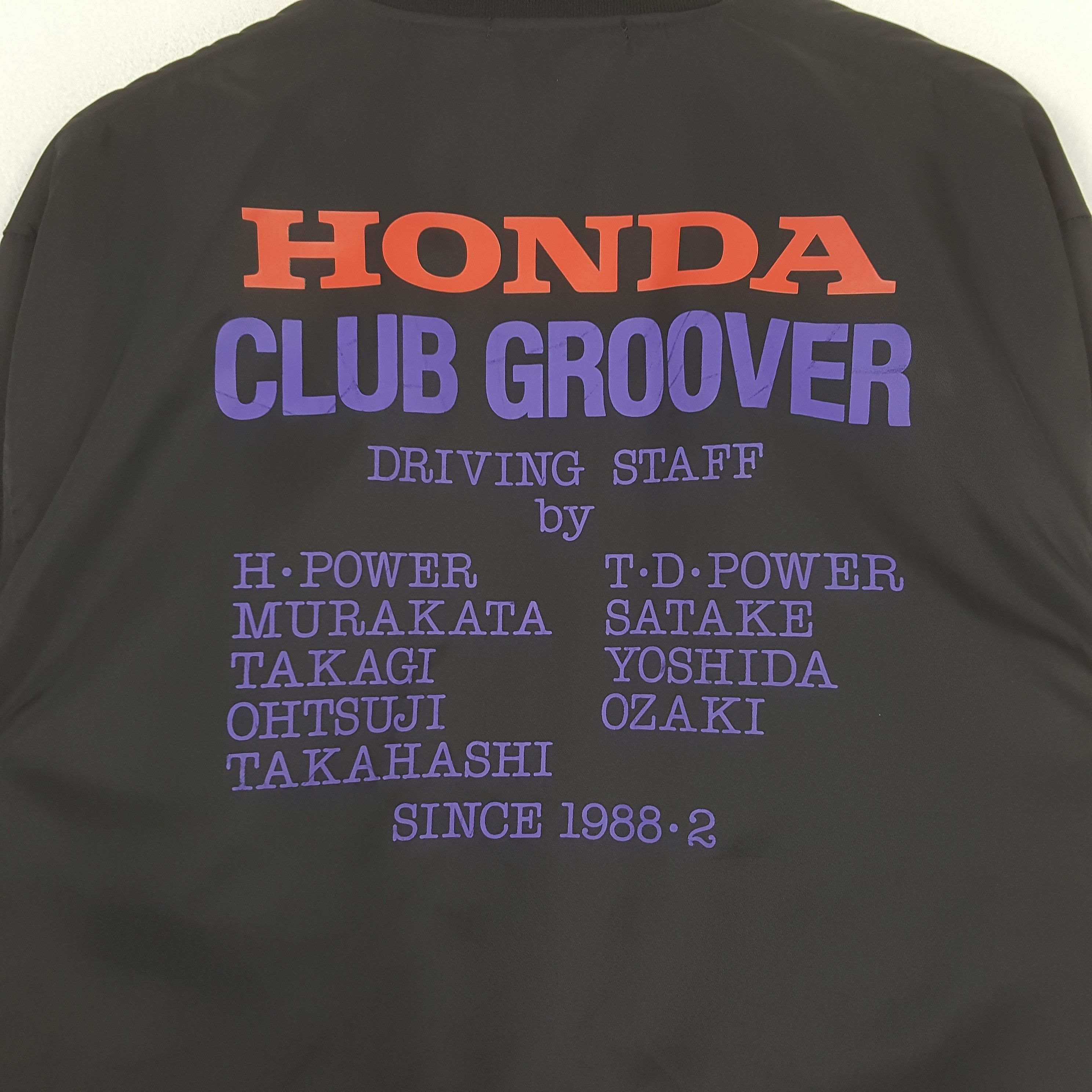 Honda HONDA CLUB GROOVER Motorports Style Jacket C289N26 Size US L / EU 52-54 / 3 - 2 Thumbnail