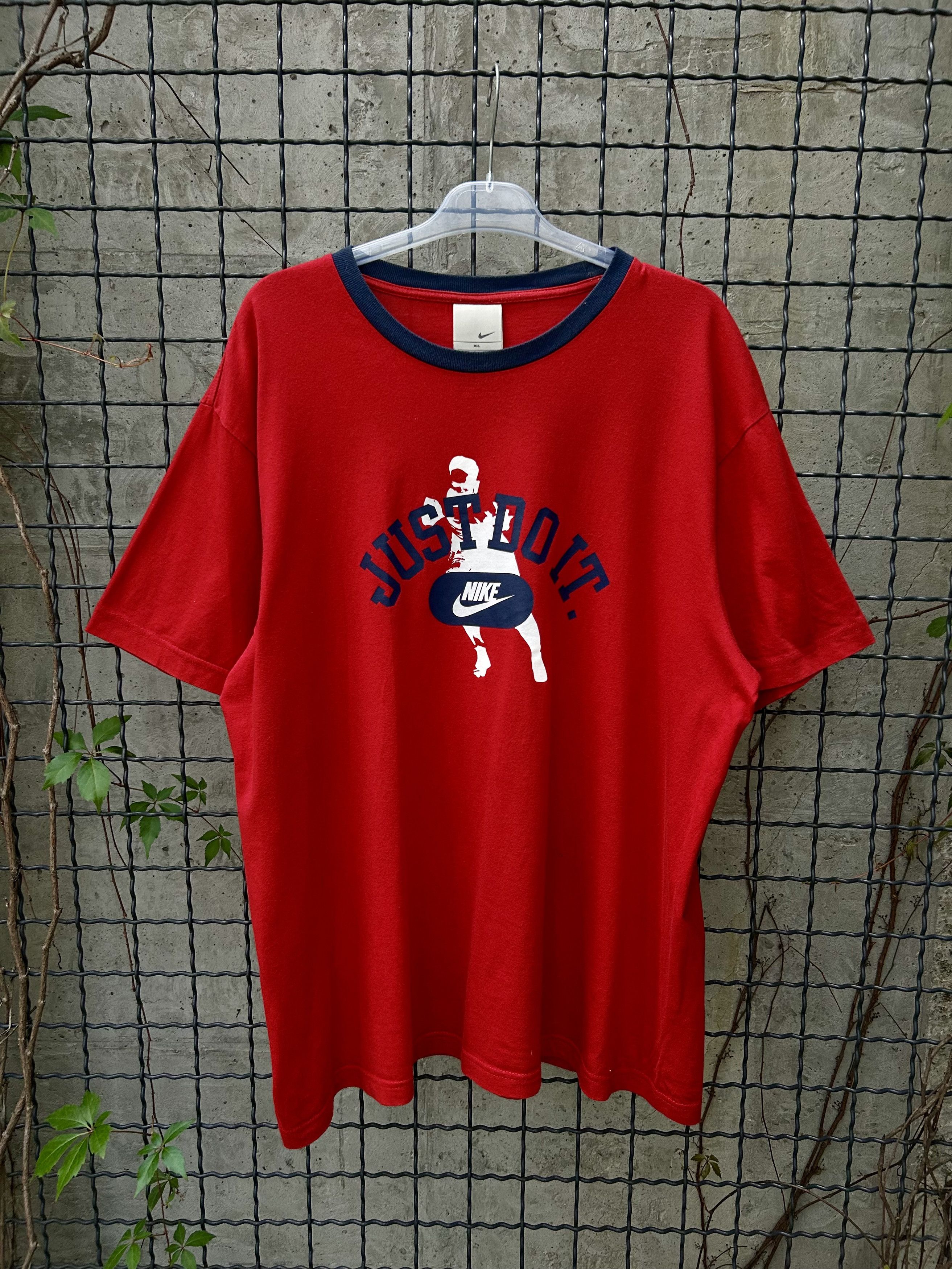 Nike Vintage 2000s Nike Just Do It Streetwear Graphic T-shirt Size US XL / EU 56 / 4 - 1 Thumbnail