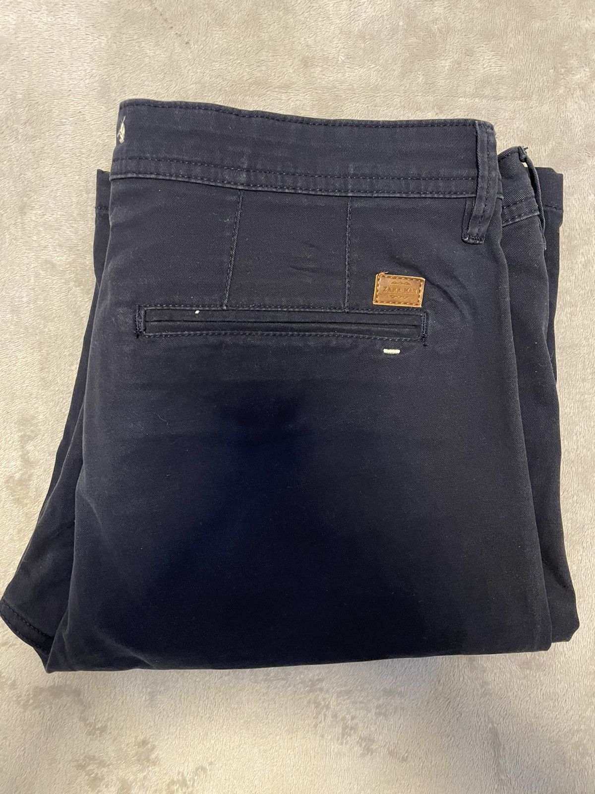 Zara Zara Man Bermuda Shorts - Size 32 - Navy Blue Size US 32 / EU 48 - 1 Thumbnail