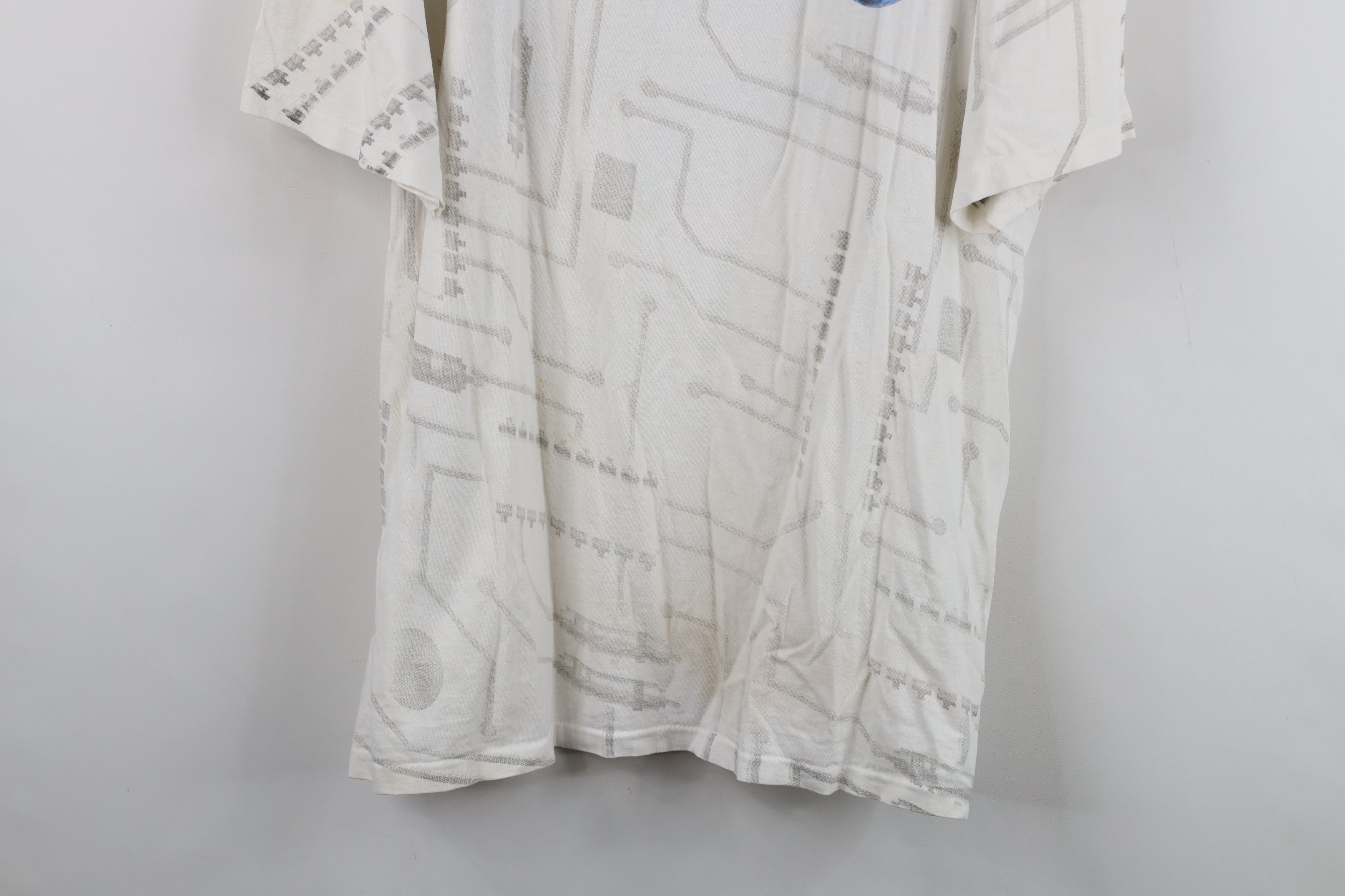 Vintage Vintage 90s Intel Computers All Over Print T-Shirt White Size US XL / EU 56 / 4 - 3 Thumbnail