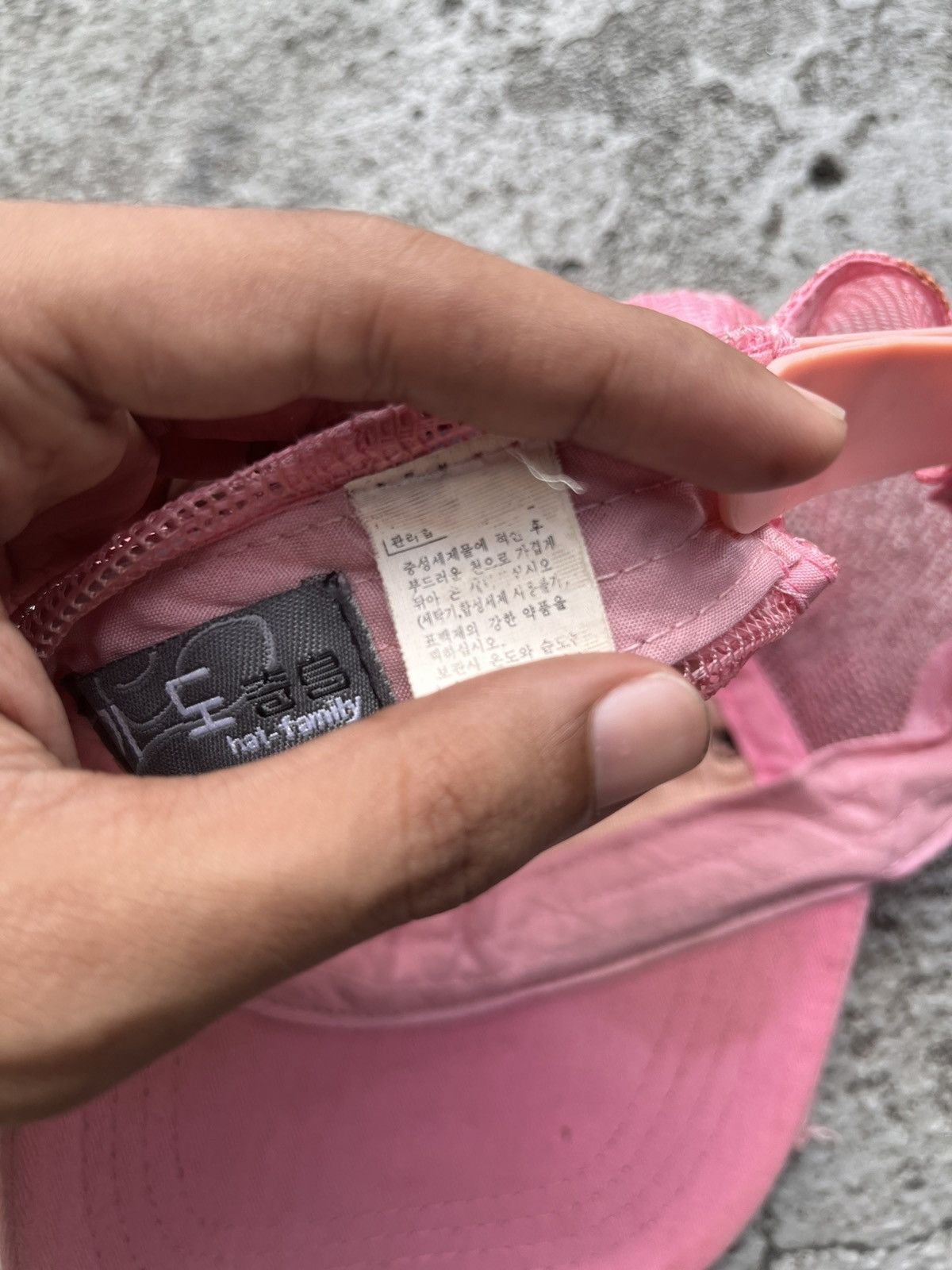 Japanese Brand Y2K HAT FAMILY POEM WOMEN HYSTERIC TRUCKER HAT PINK PUNK Size ONE SIZE - 5 Thumbnail