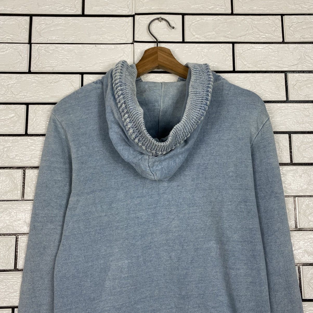 Japanese Brand Indigo Zipper Denim Sweater Japan Issey Miyake Size US M / EU 48-50 / 2 - 10 Thumbnail