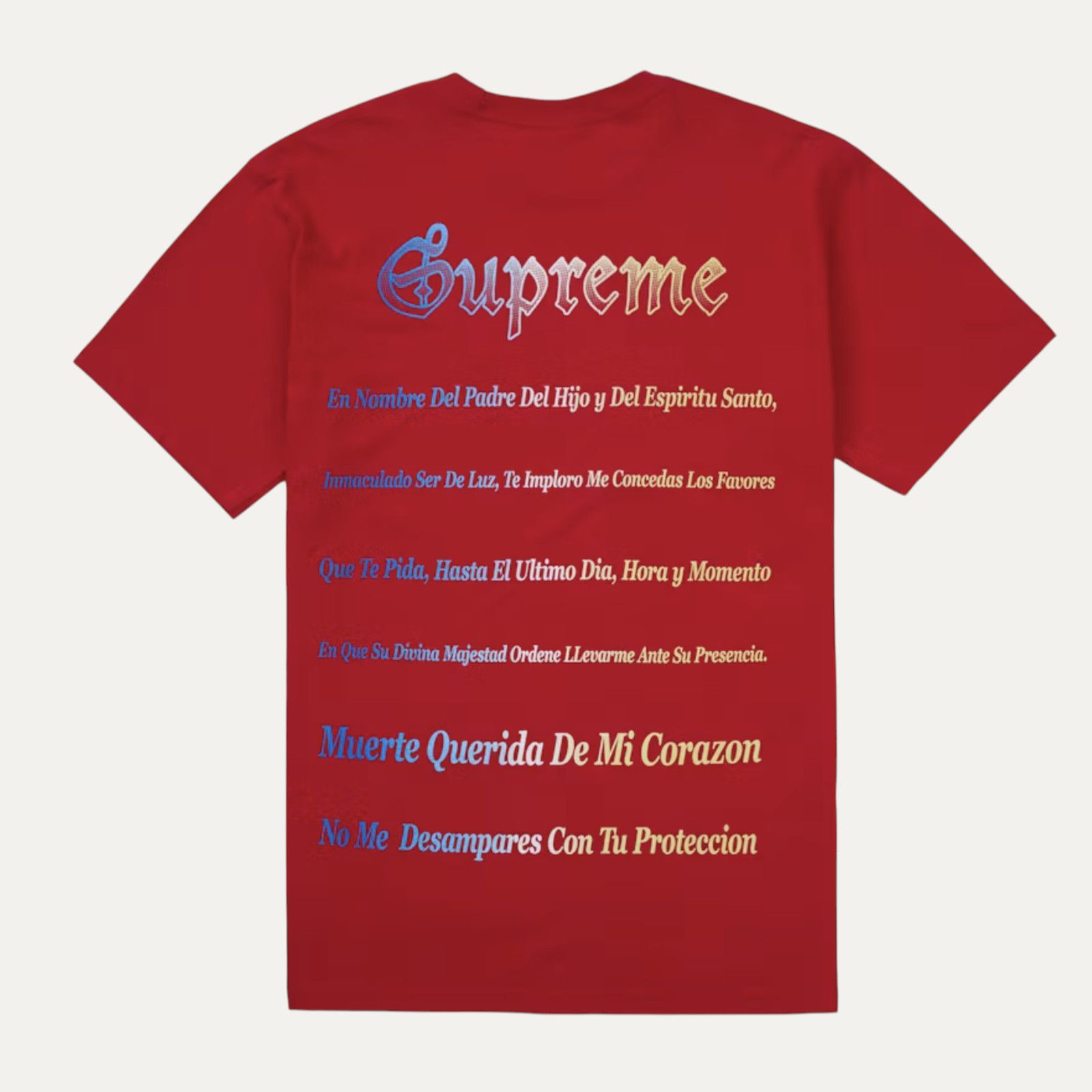 Supreme Supreme Grim Reaper T-Shirt Red Size US XXL / EU 58 / 5 - 2 Thumbnail