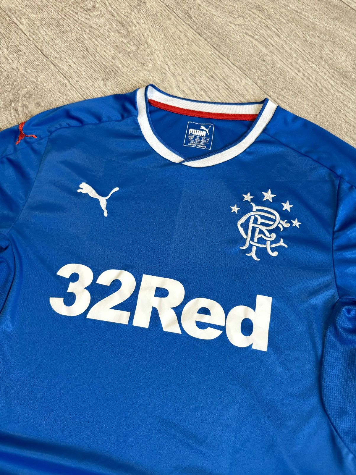 Puma × Vintage 🔷Puma Glasgow Rangers 2016/17 Soccer jersey🔷 Size US M / EU 48-50 / 2 - 2 Thumbnail