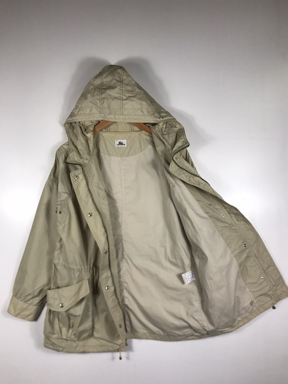 Lacoste × Vintage ⚡️Vintage Lacoste Hooded Parka Jacket Size XS / US 0-2 / IT 36-38 - 11 Thumbnail