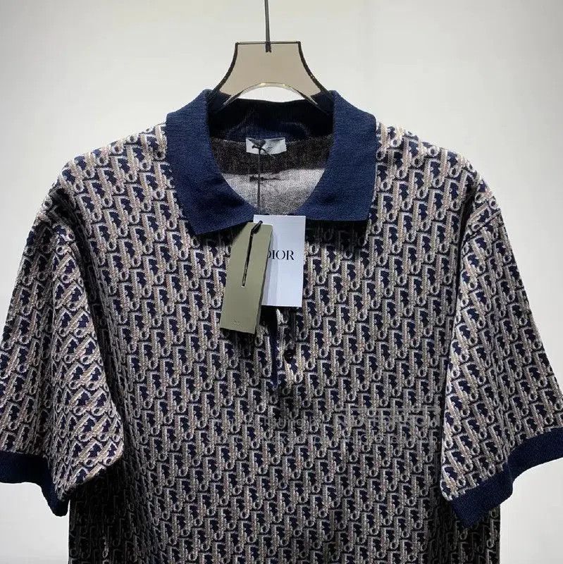 Dior Dior Deep Brown Cotton Men's Polo Shirt . Size US M / EU 48-50 / 2 - 3 Thumbnail
