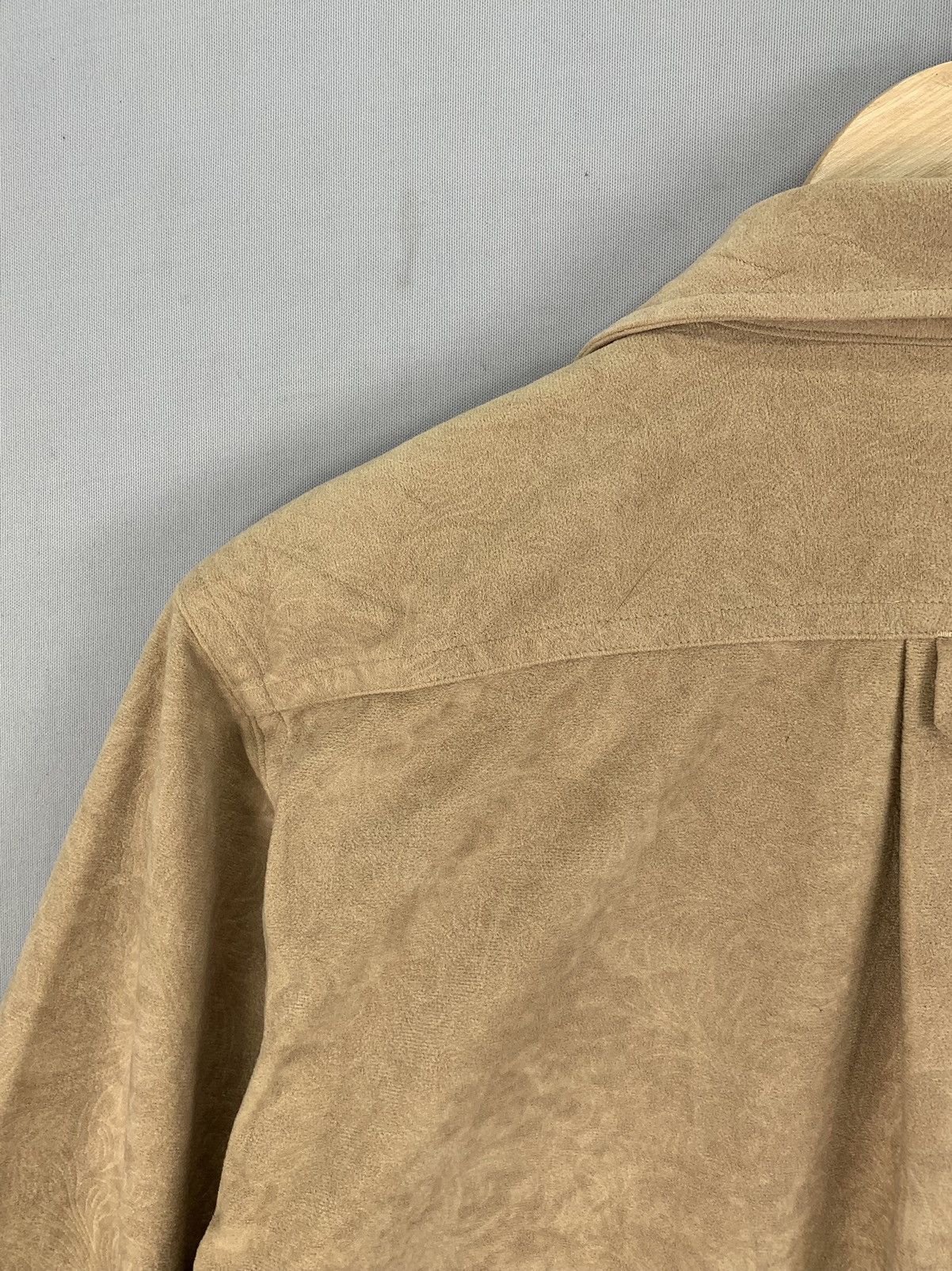 Japanese Brand Vintage Flannel Faux Suede Size US S / EU 44-46 / 1 - 9 Thumbnail