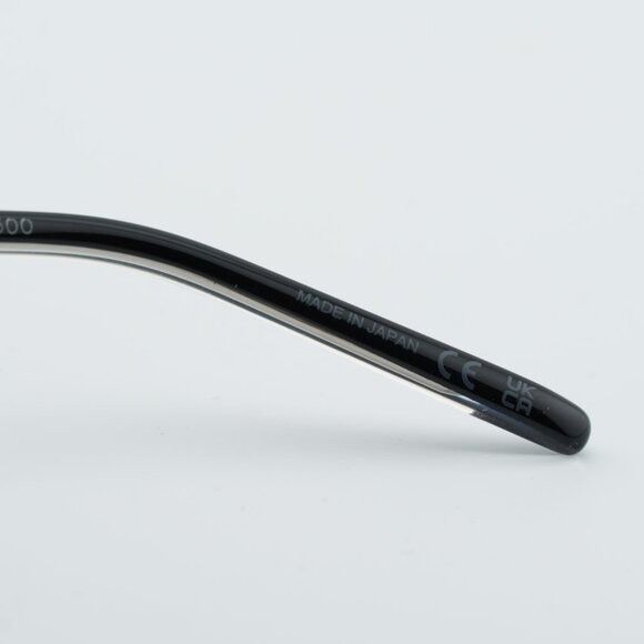 Saint Laurent Paris Saint Laurent SL848/J 001 Eyeglasses Shiny Black 49mm Round Size ONE SIZE - 8 Thumbnail
