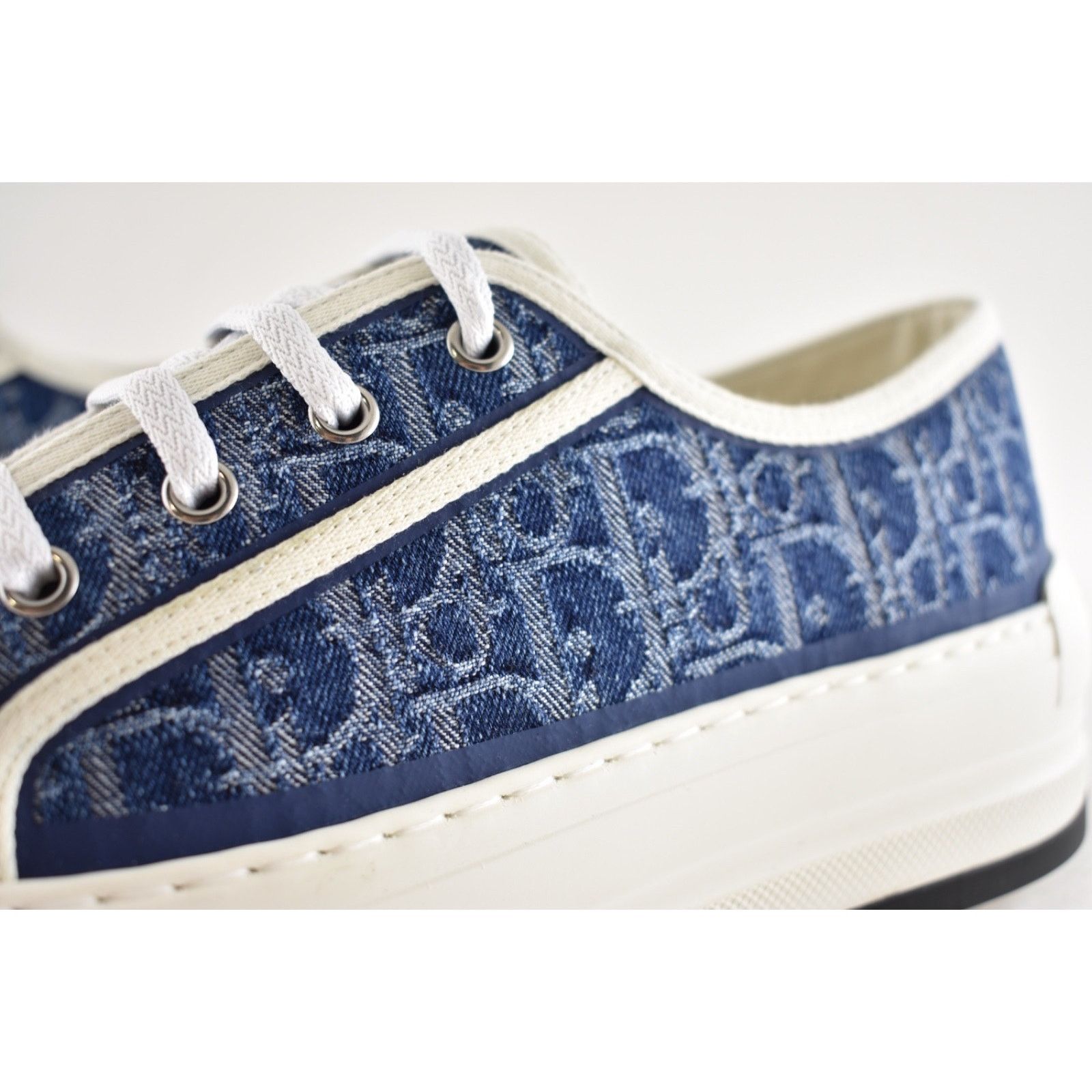 Dior Dior Walk'N'Dior Denim Logo Flat Low Platform Sneaker 41 Size US 11 / IT 41 - 17 Thumbnail
