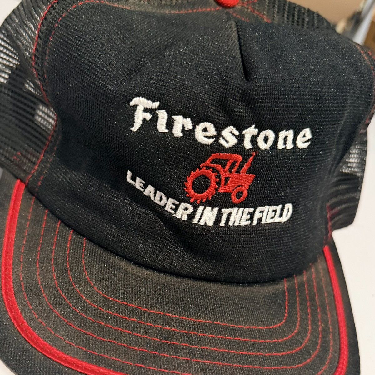 Vintage Vintage Firestone Tires Trucker Hat Tractor Farming Size ONE SIZE - 2 Thumbnail