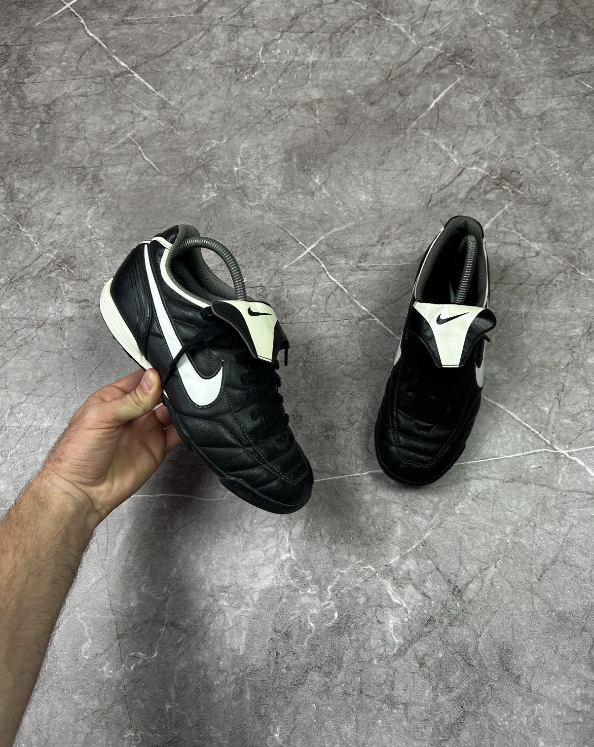 Nike Nike Tiempo Vintage 2004 Natural Leather Football Trainers Size US 7.5 / EU 40-41 - 5 Thumbnail