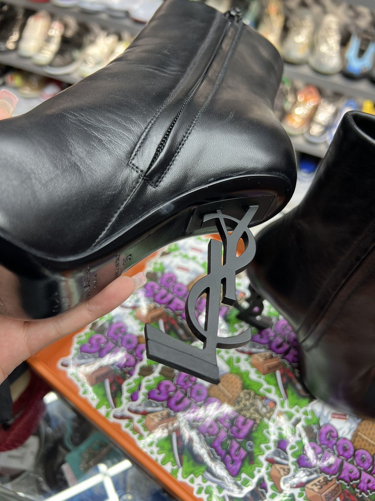 Saint Laurent Paris Saint Laurent Ankle Boots Size US 4 / IT 34 - 8 Thumbnail