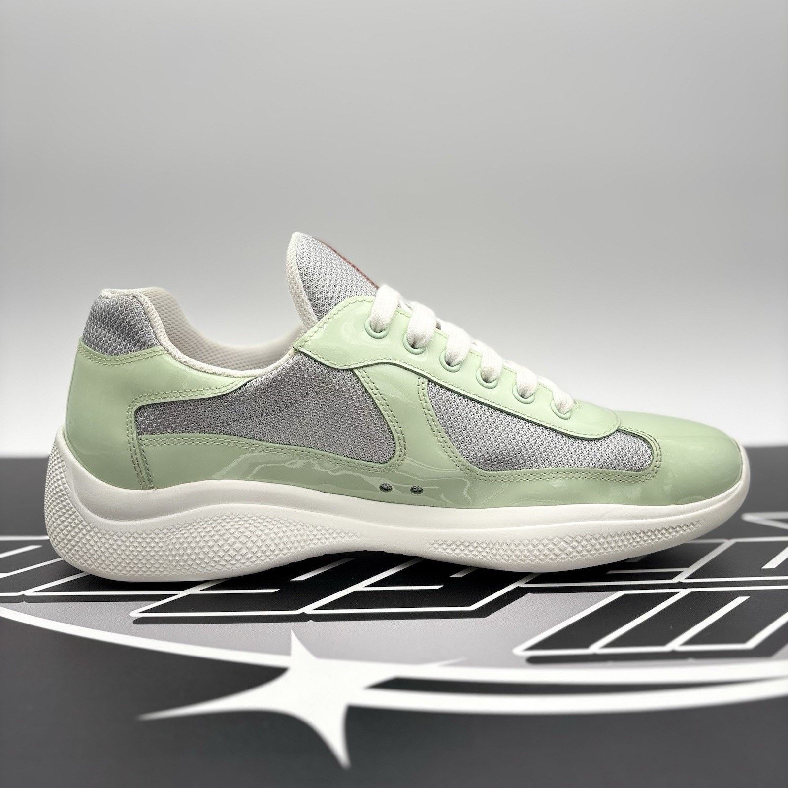 Prada Prada Americas Cup ' White Mint Silver ' | GREAT CONDITION! Size US 9 / EU 42 - 13 Thumbnail