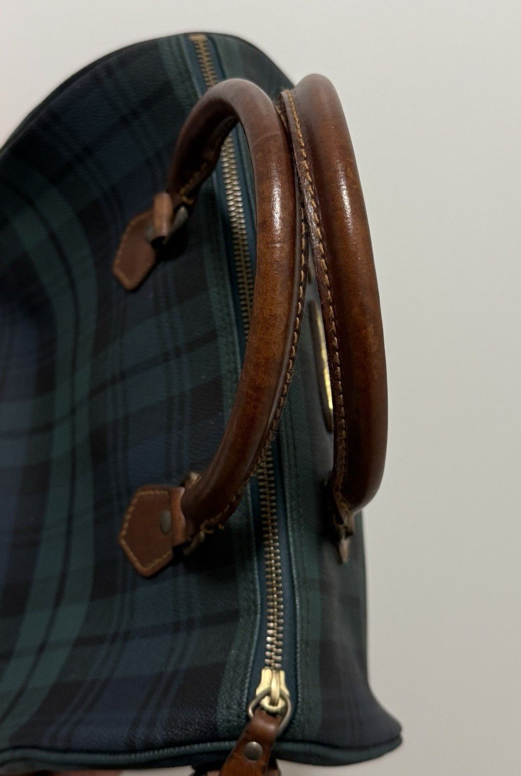 Polo Ralph Lauren DDP Vintage Polo Ralph Lauren Plaid Speedy Small Boston Bag Size ONE SIZE - 10 Thumbnail