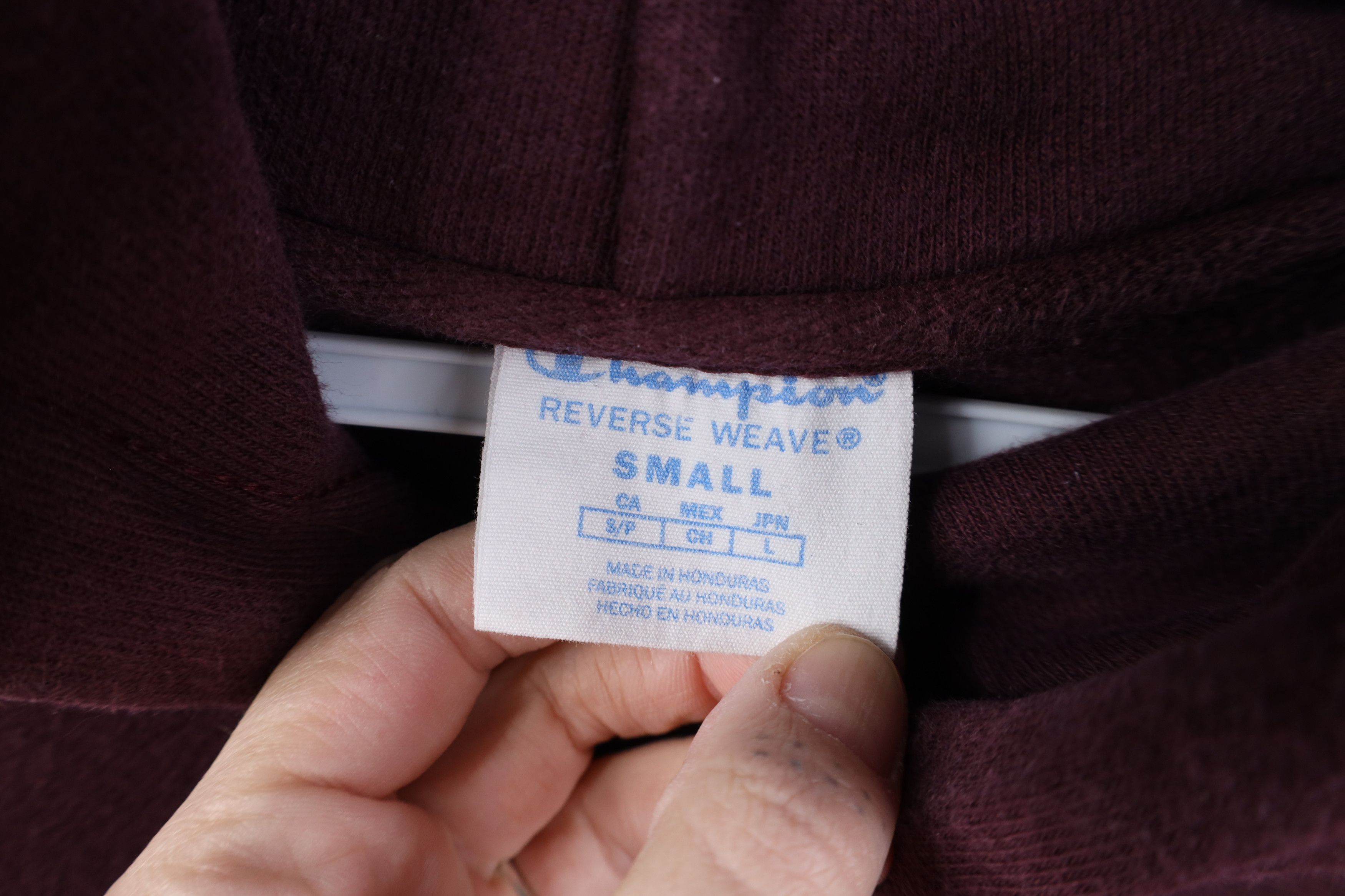 Champion Y2K Champion Reverse Weave Hoodie Sweatshirt Eggplant Purple Size US S / EU 44-46 / 1 - 10 Thumbnail