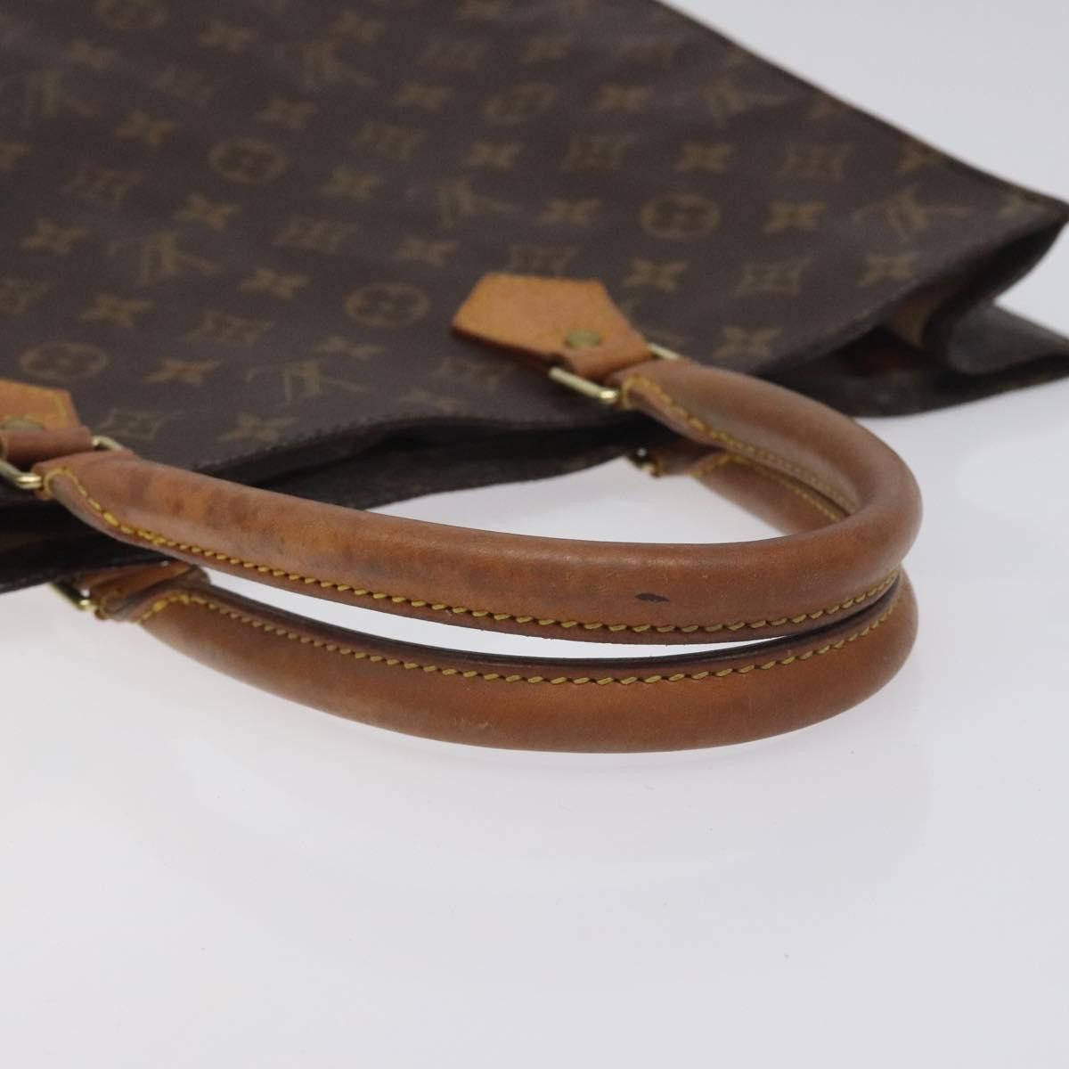 Louis Vuitton LOUIS VUITTON Monogram Sac Plat Hand Bag M51140 Size ONE SIZE - 7 Thumbnail
