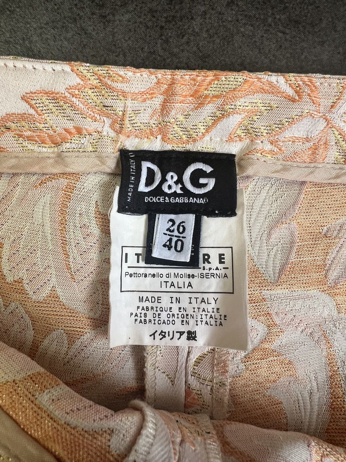 Dolce & Gabbana × Vintage Vintage Dolce Gabbana gabardine cropped pants Size 27" / US 4 / IT 40 - 7 Thumbnail