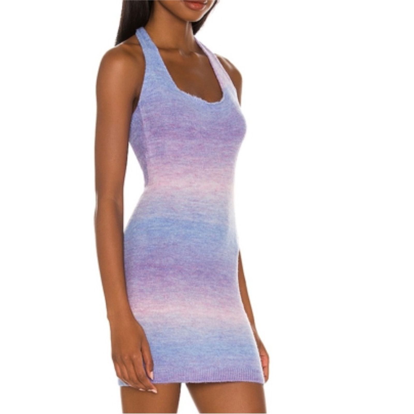superdown Superdown Halter Ombré Sweater Bodycon Mini Dress, EUC Small Size S / US 4 / IT 40 - 1 Thumbnail