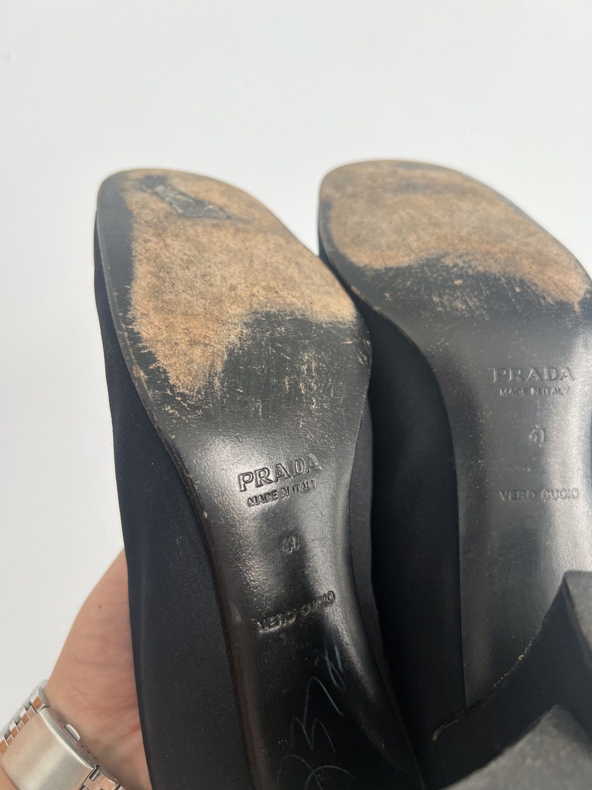 Prada Vintage Prada Kitten Heels Shoes Women’s 41 Size US 11 / IT 41 - 9 Thumbnail