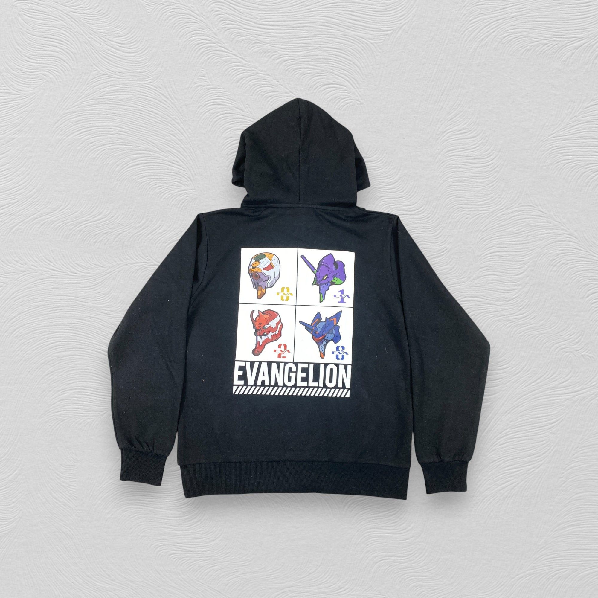 Anime Vintage Evangelion Hoodie Jacket- J251 Size US M / EU 48-50 / 2 - 1 Thumbnail