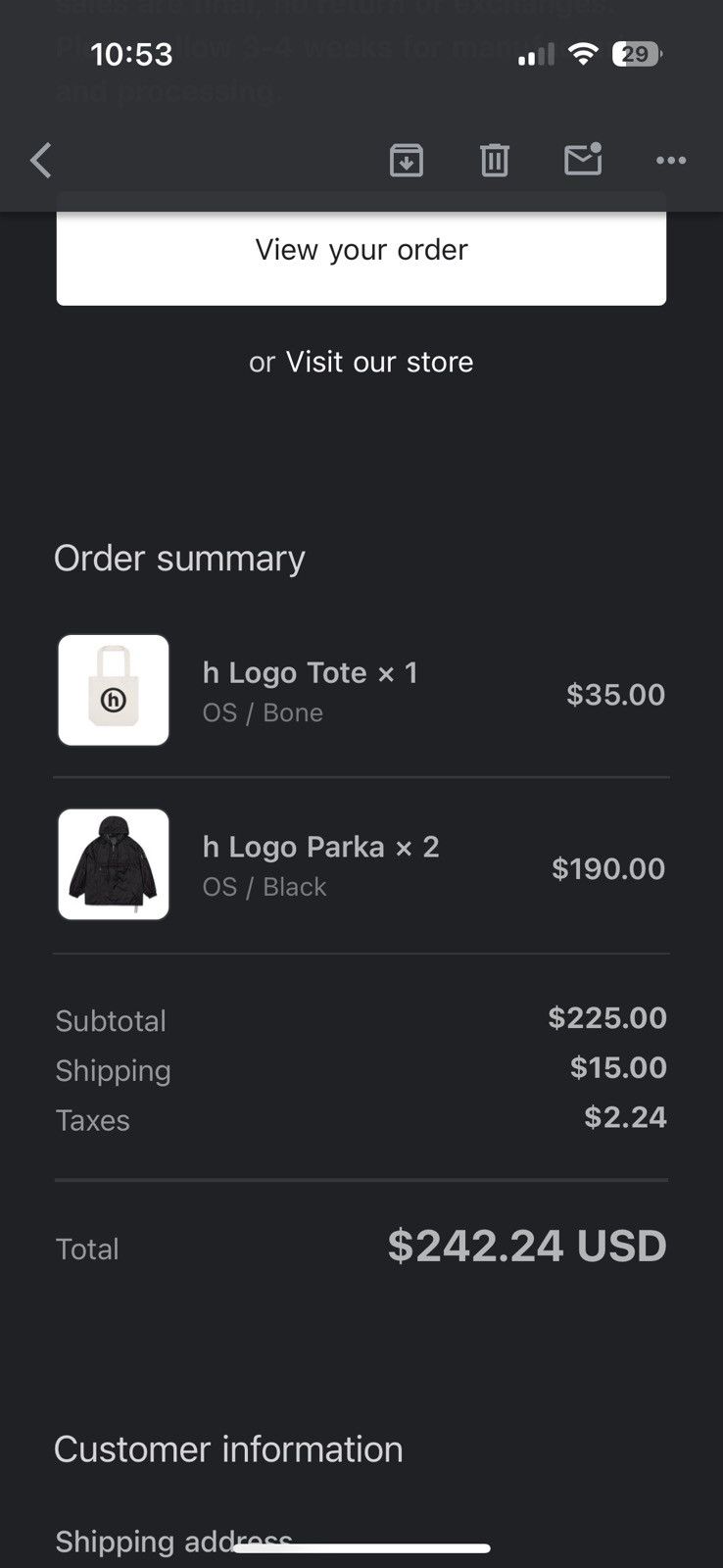 HIDDEN ONE SIZE - Hidden H Logo Packable Anorak Size US XL / EU 56 / 4 - 15 Thumbnail