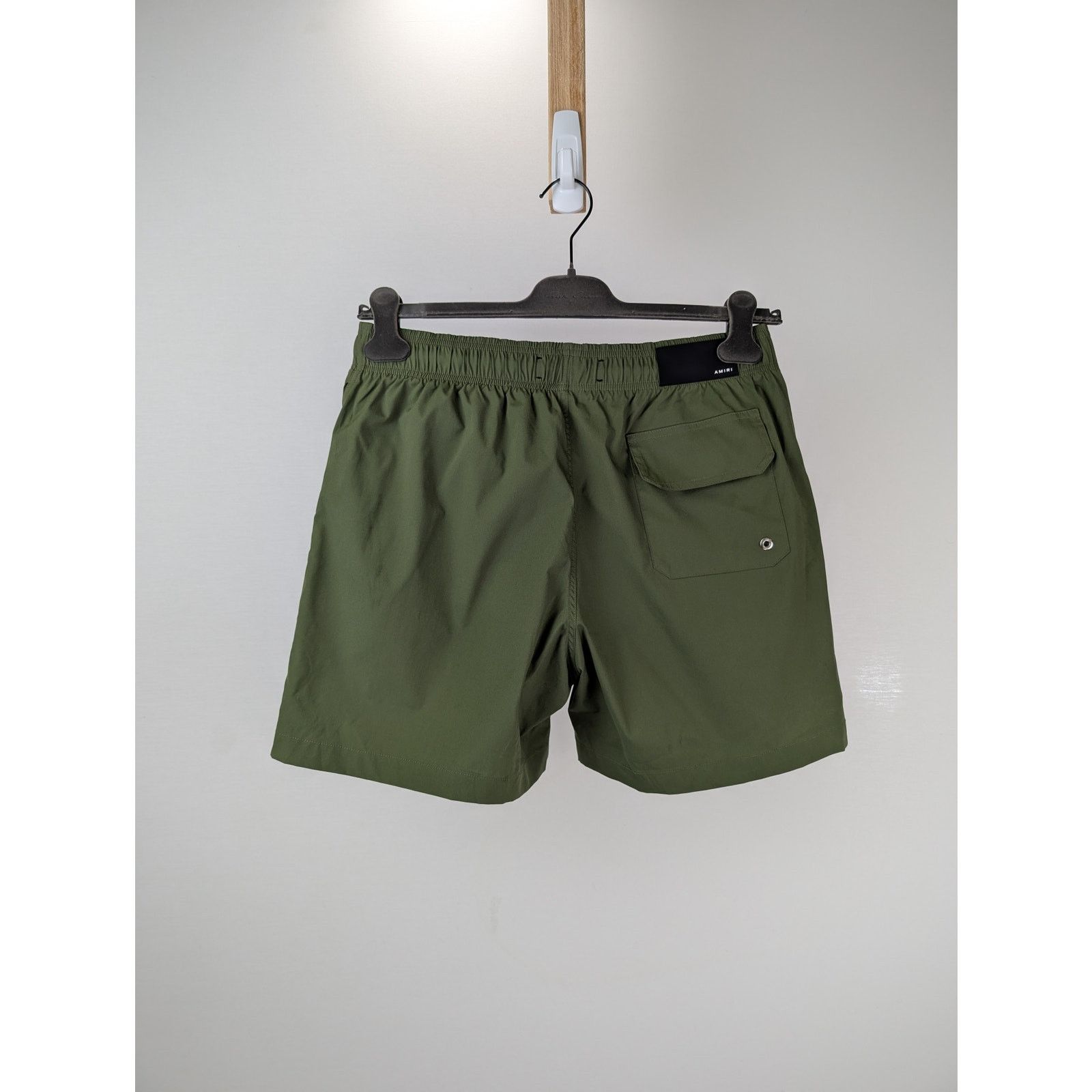 Amiri o1rshd1 Core Logo Swimtrunk Swim Wear Shorts Military Green Size US 30 / EU 46 - 10 Thumbnail