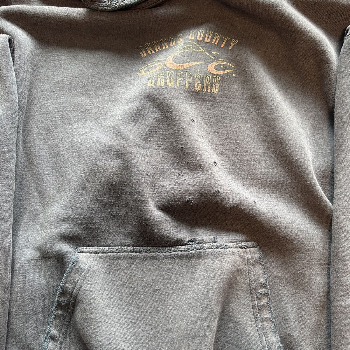 West Coast Choppers Vintage Boxy Orange County Choppers Hoodie Size US XL / EU 56 / 4 - 4 Thumbnail