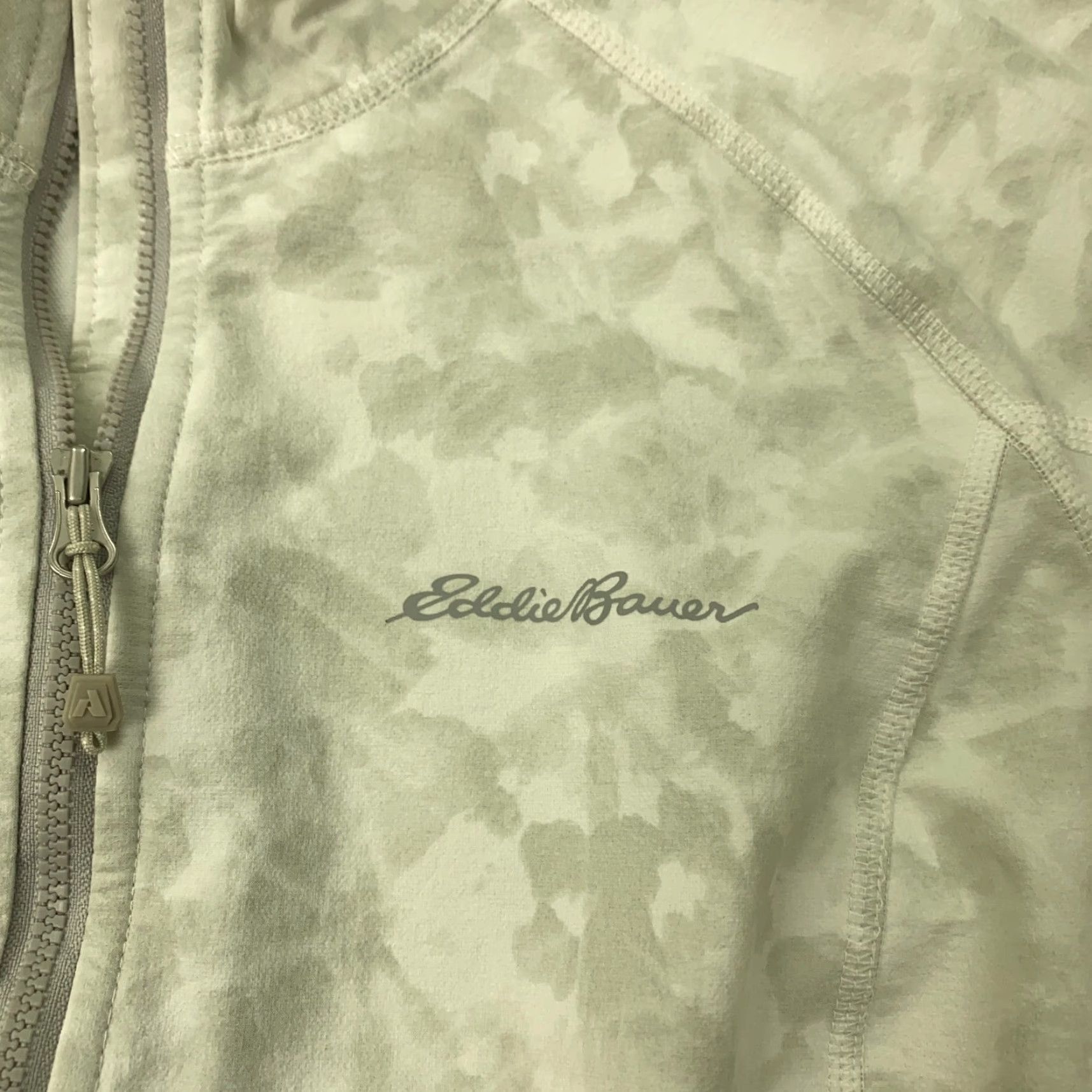 Eddie Bauer EDDIE BAUER First Ascent Jacket Womens Large Gray Lightweight Full Zip Thumb Holes Size L / US 10 / IT 46 - 2 Thumbnail