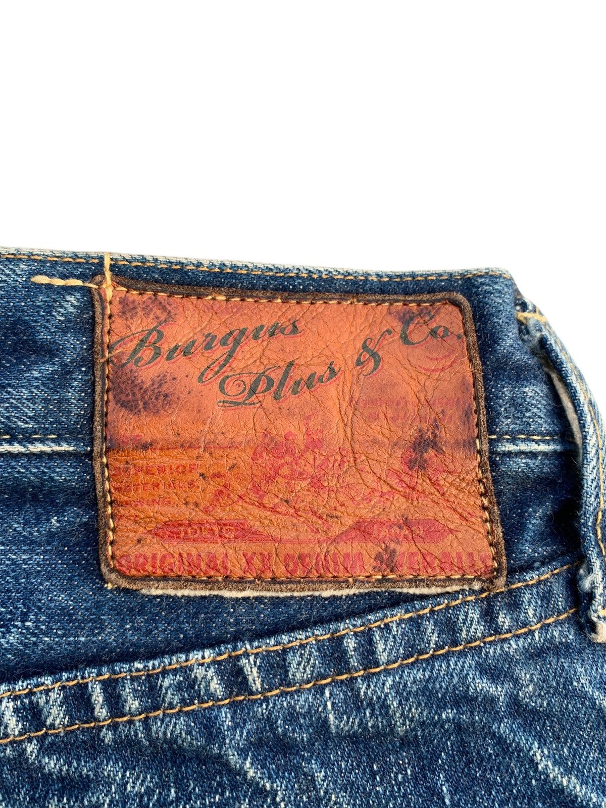 Kapital VINTAGE BURGUS PLUS SELVEDGE BUTTON FLY JAPANESE RAW DENIM Size US 32 / EU 48 - 11 Thumbnail