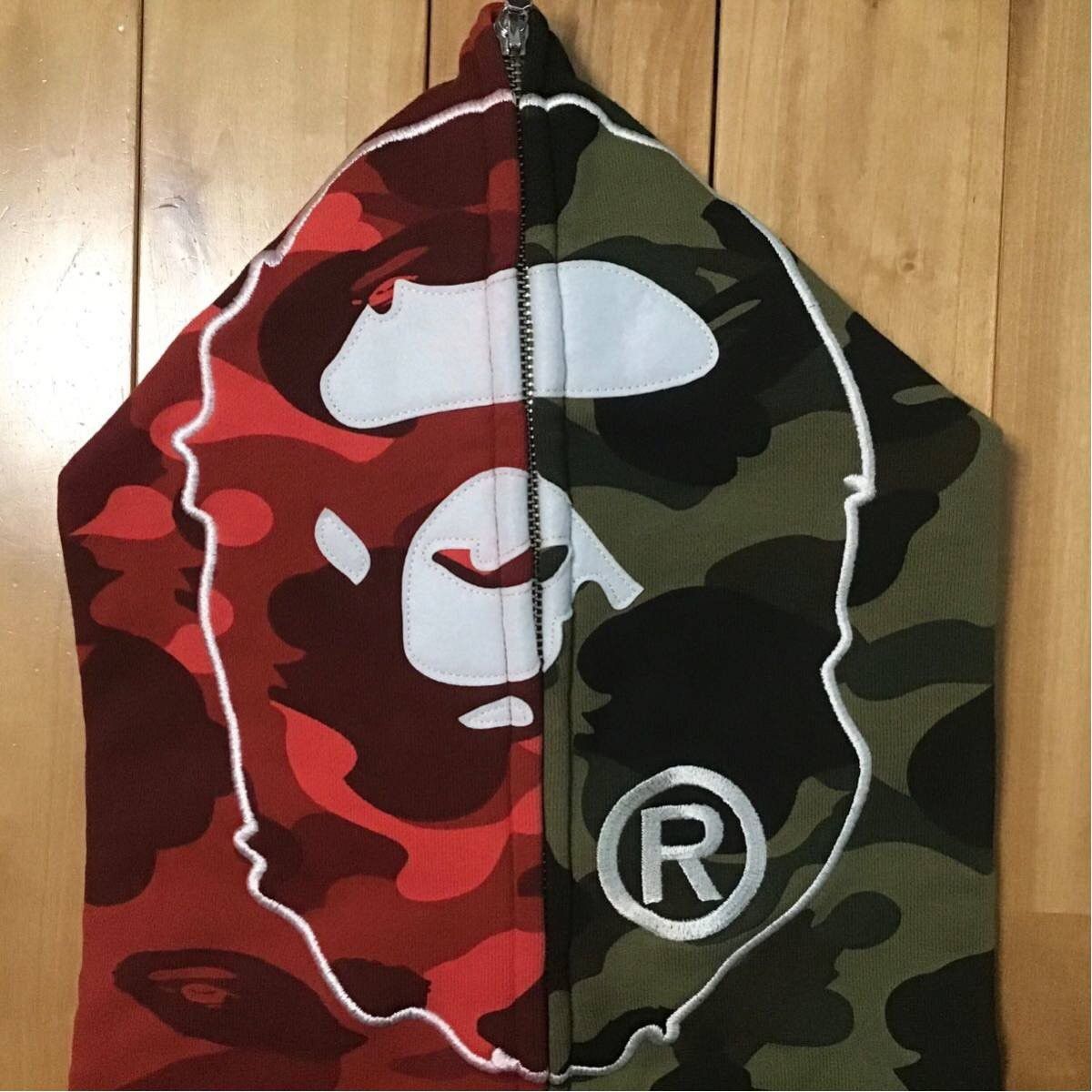 Bape BAPE Ape head full zip Hoodie 1st camo green × Red camo APE Size US XXL / EU 58 / 5 - 3 Thumbnail