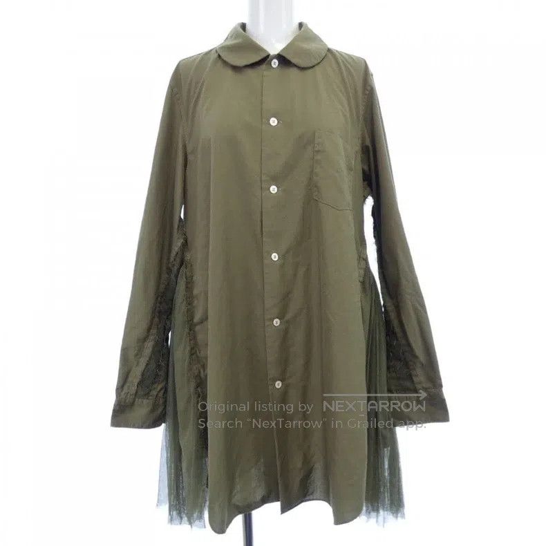 Comme des Garcons Comme des Garcons Round-necked sheer fringe shirt Size M / US 6-8 / IT 42-44 - 1 Thumbnail