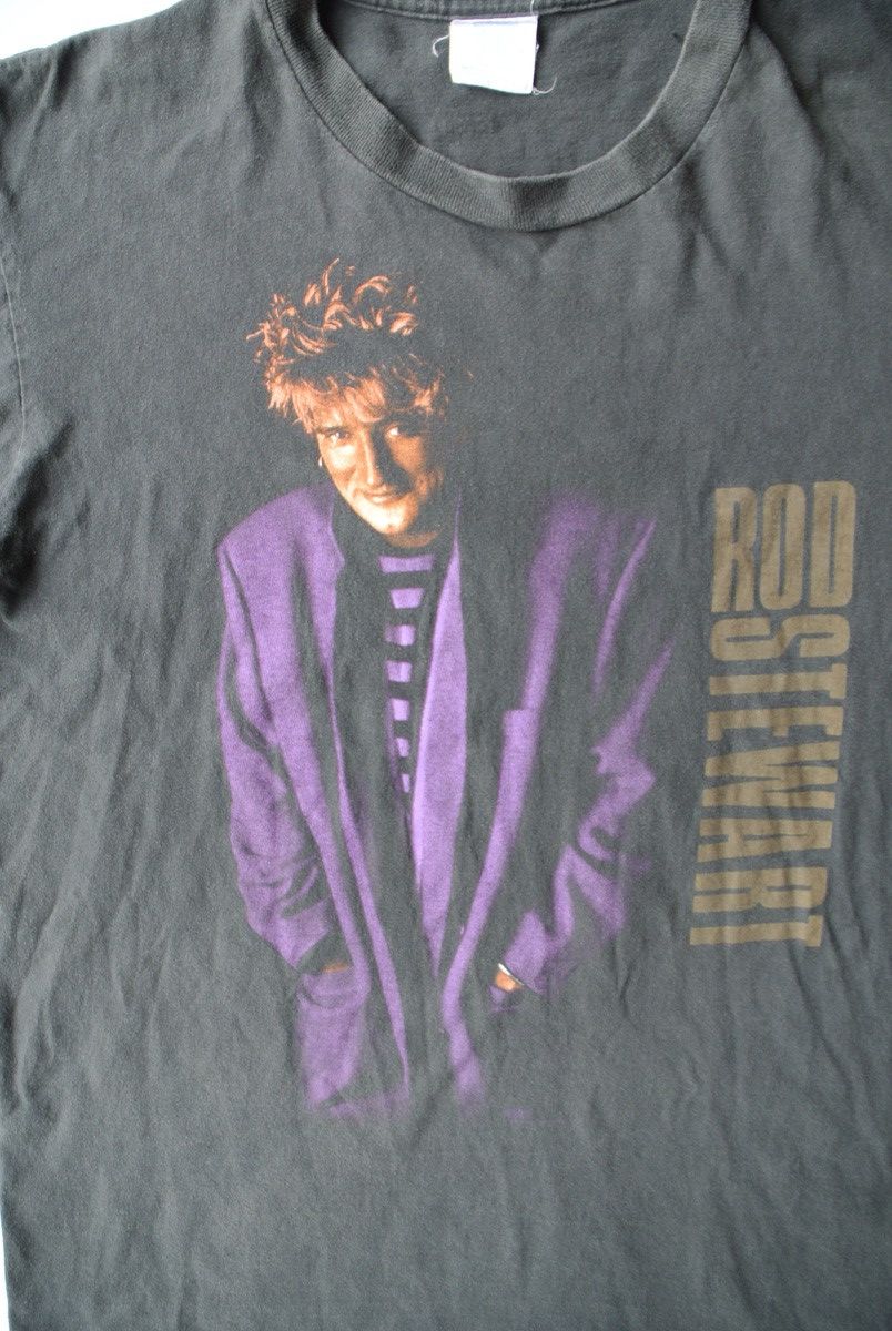 Other Vintage 80s Rod Stewart Band Tee Size US L / EU 52-54 / 3 - 3 Thumbnail